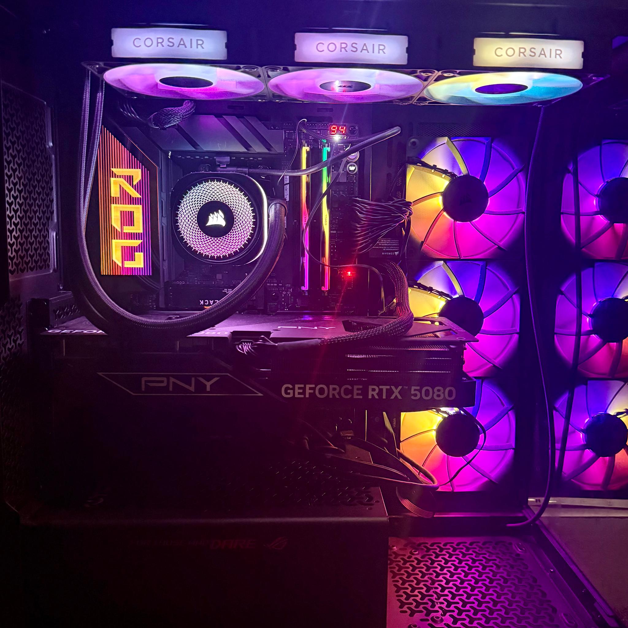 GeForce RTX 5080 Custom Gaming PC - Ryzen 9 9950X3D, 64GB RAM, 1TB NVMe SSD