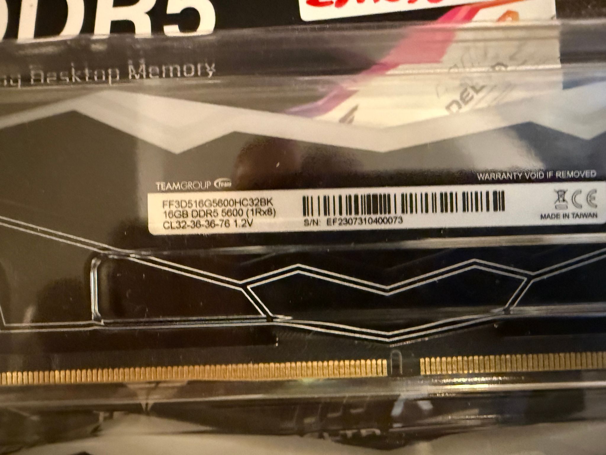 TEAMGROUP T-Force Delta RGB 32GB DDR5-5600 (2x16GB)