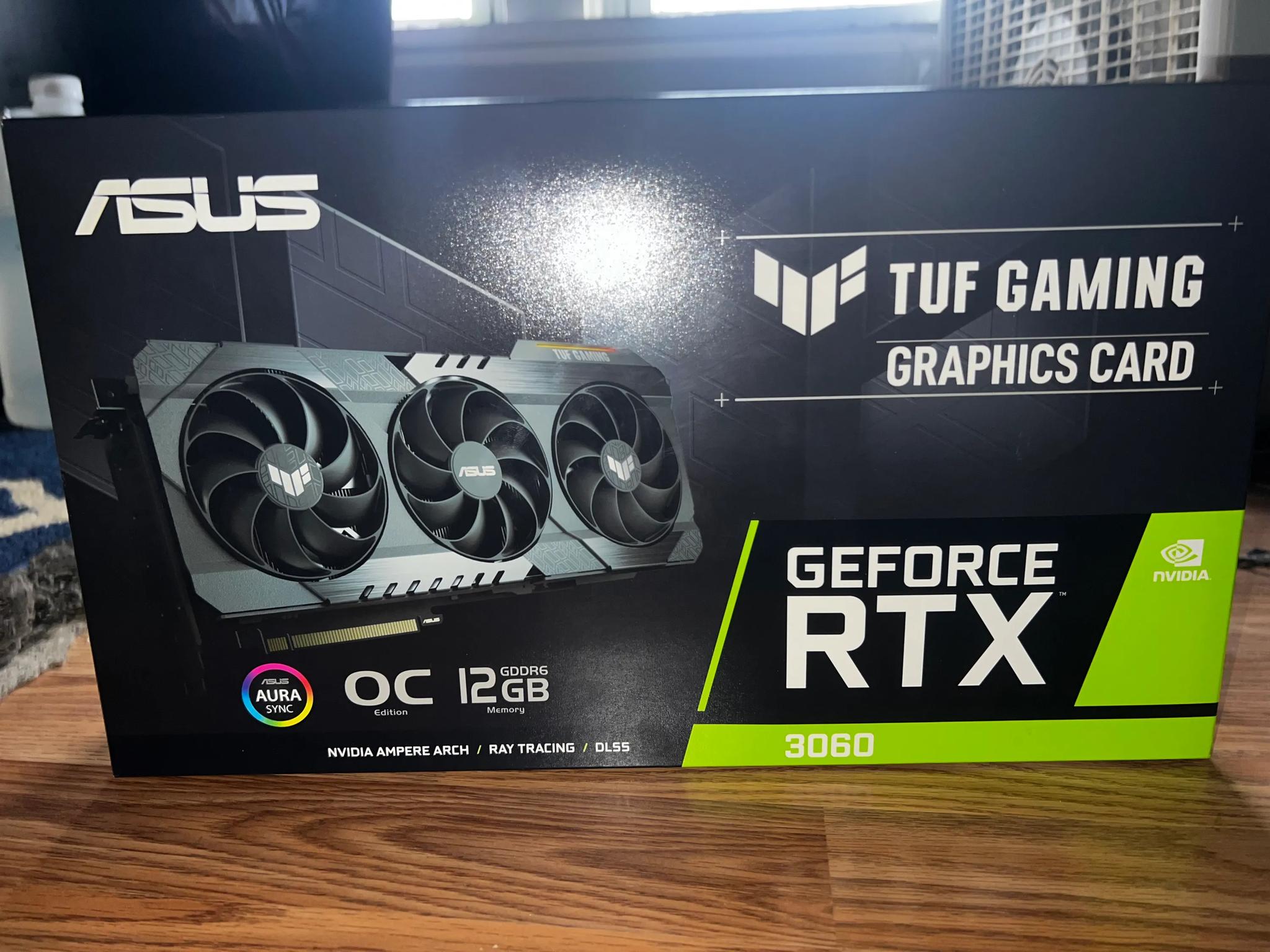 3060 Asus TUF Gaming NVIDIA GeForce RTX V2 OC Edition Graphics Card 12GB VRAM