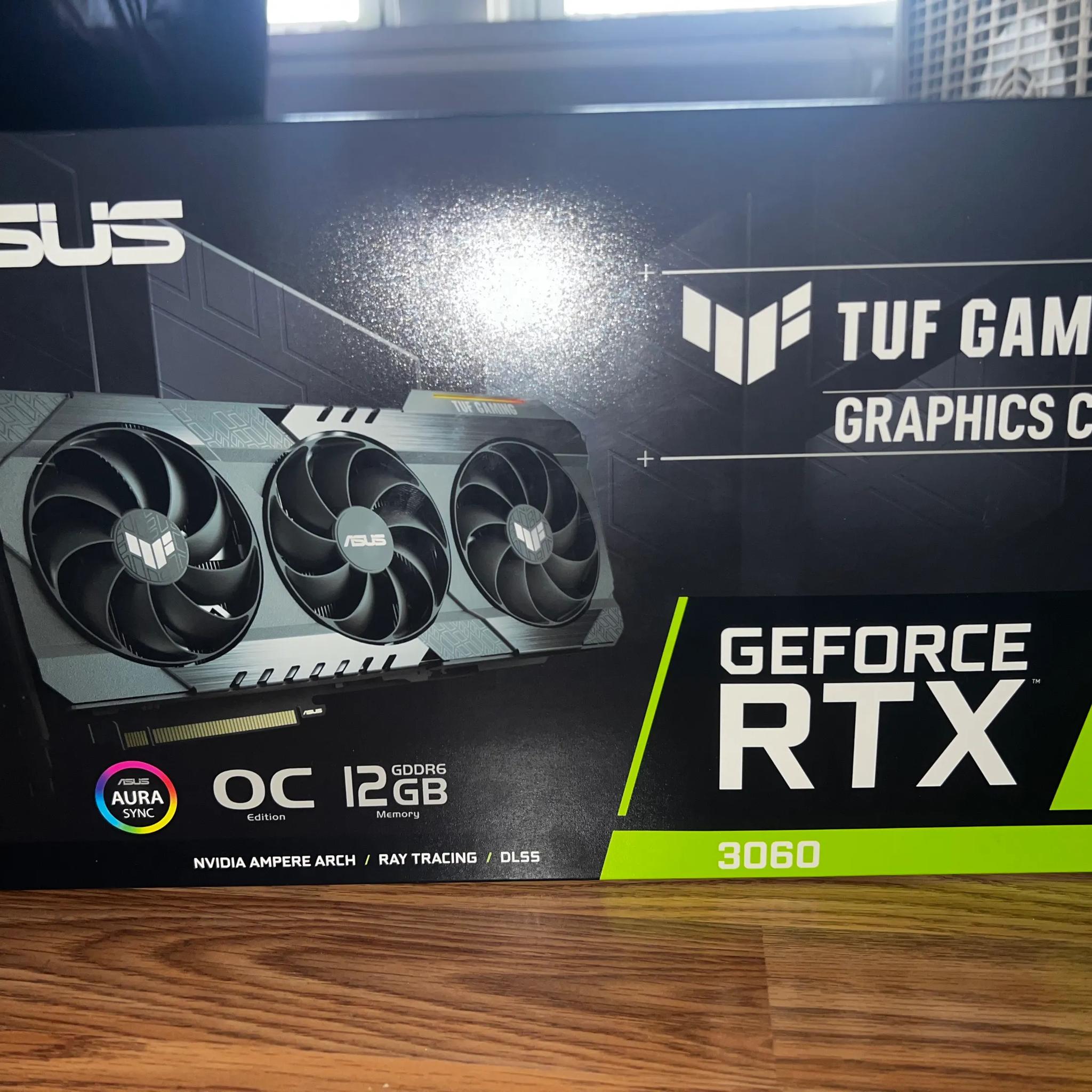 3060 Asus TUF Gaming NVIDIA GeForce RTX V2 OC Edition Graphics Card 12GB VRAM