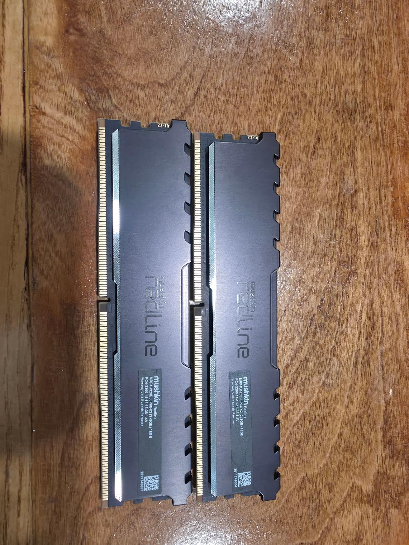 Mishkin ddr4 (2X8gb) sticks 3200 cl14 RedlineST K2