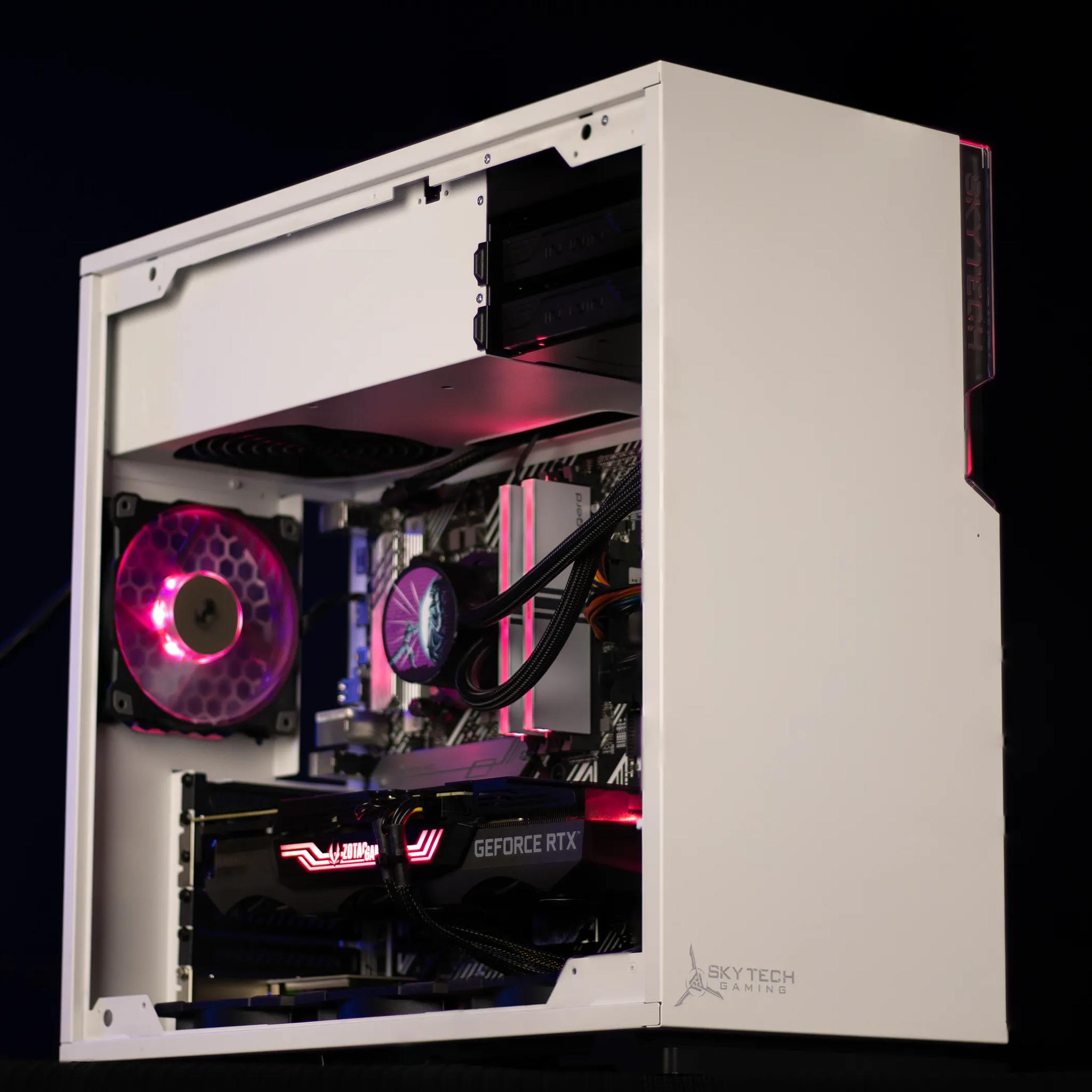“SkyTXV” RTX 3080 i7 32GB Windows 11 Pro 1TB Workstation Gaming PC