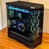💙 The 2077 💛 Ryzen 7 7800X3D + RTX 5070 + 32gb + 2TB ssd | Premium Dual LCD Build