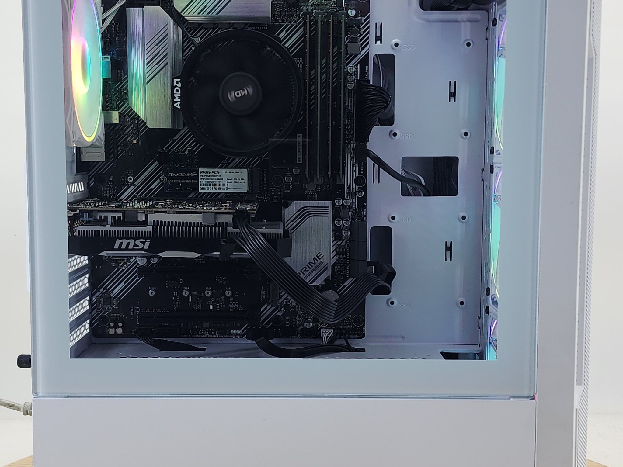 Gaming PC Ryzen 5 5500 16GB RAM 512GB SSD+500GB HDD GTX 1650 4GB Win11 Computer