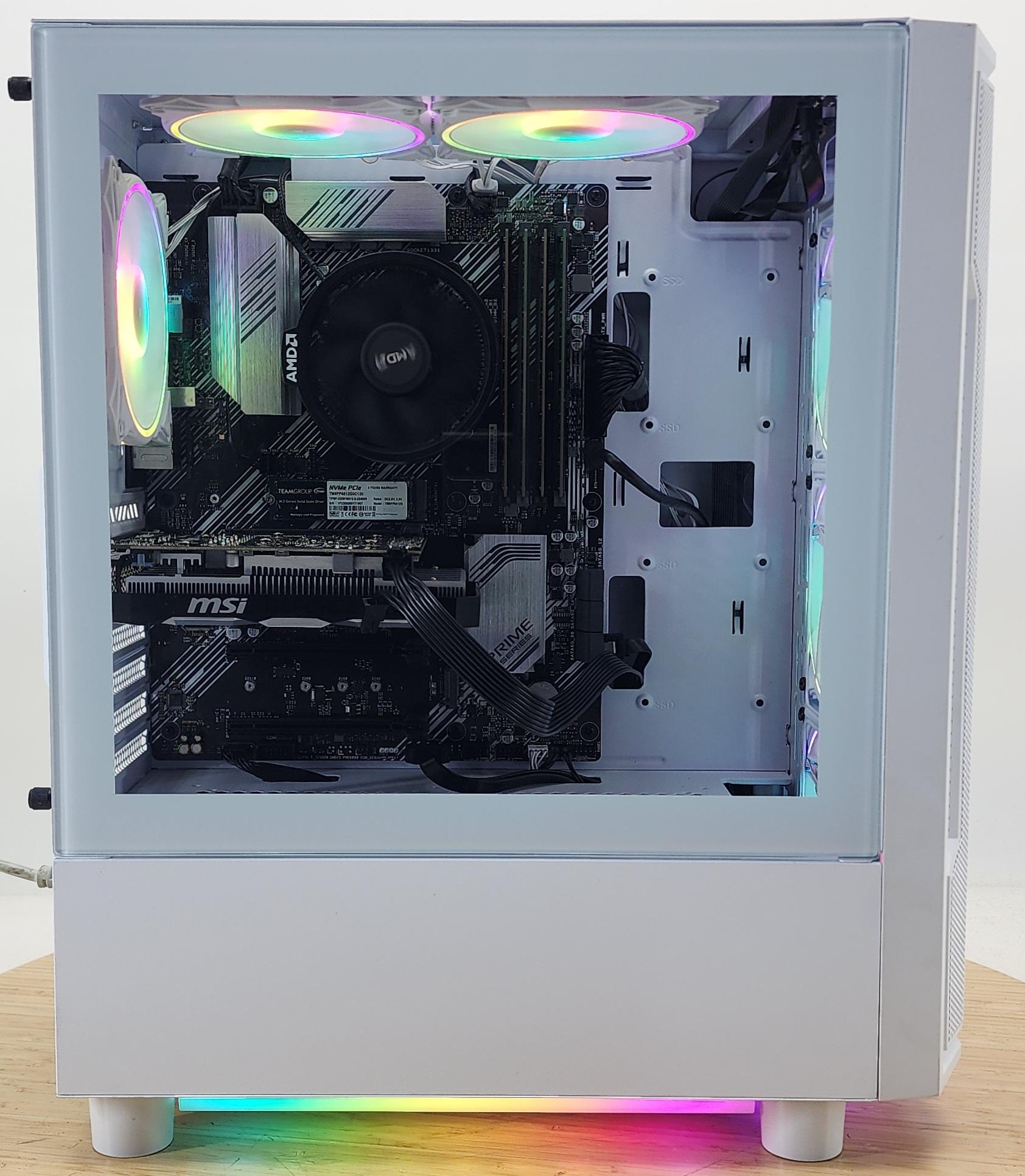 Gaming PC Ryzen 5 5500 16GB RAM 512GB SSD+500GB HDD GTX 1650 4GB Win11 Computer