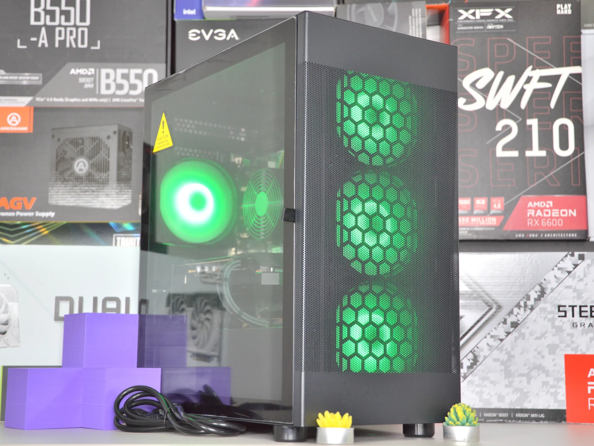 🟩⬛| GTX 1660 6GB | INTEL i5-8400 | 16GB DDR4 RAM | 512 GB SATA SSD | Emerald of Darkness 2.0 |