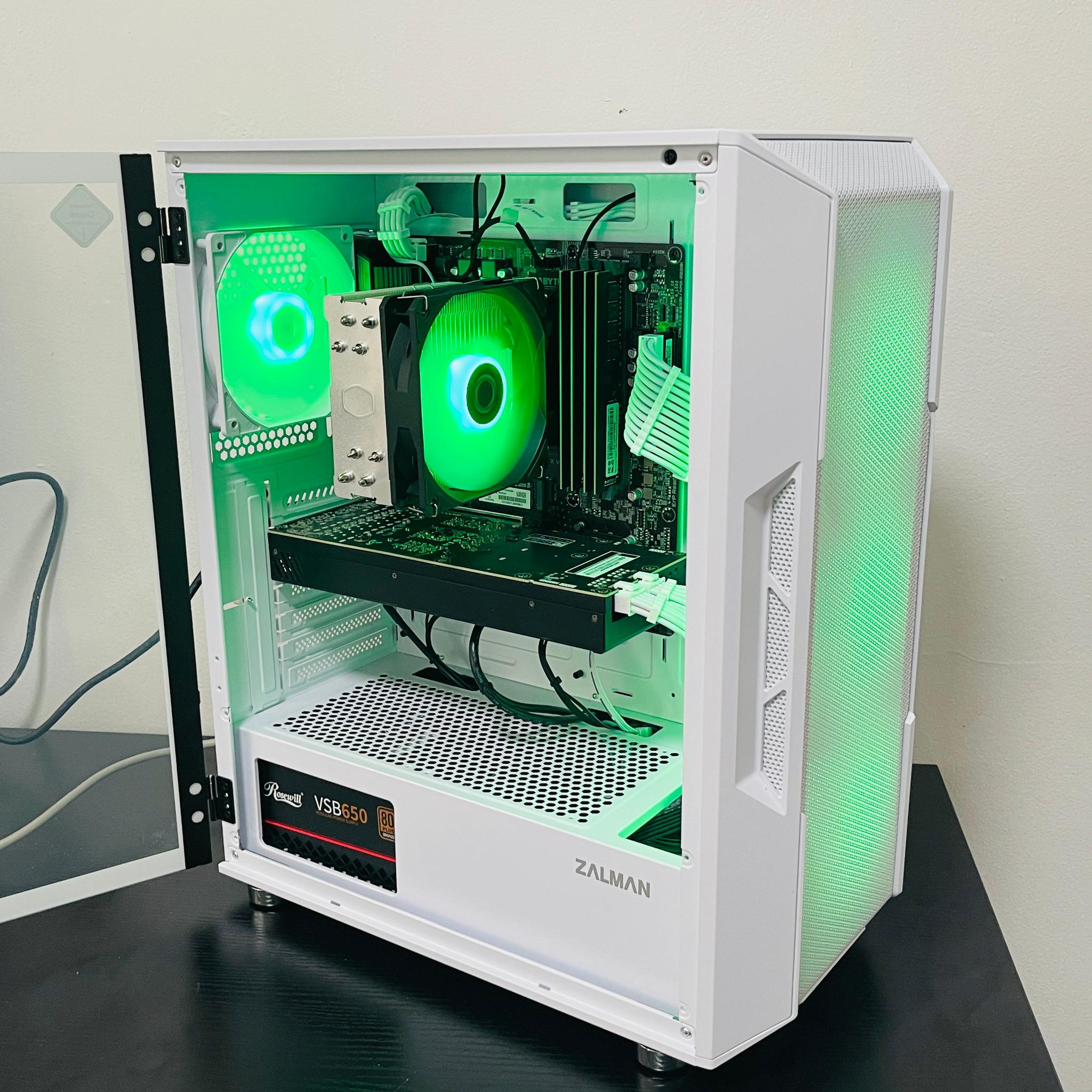 RTX 3070 8GB | Ryzen 5 5500 | 32GB DDR4 | 500GB NVME M2 SSD | Win11 Pro | WIFI + BT Custom Gaming PC