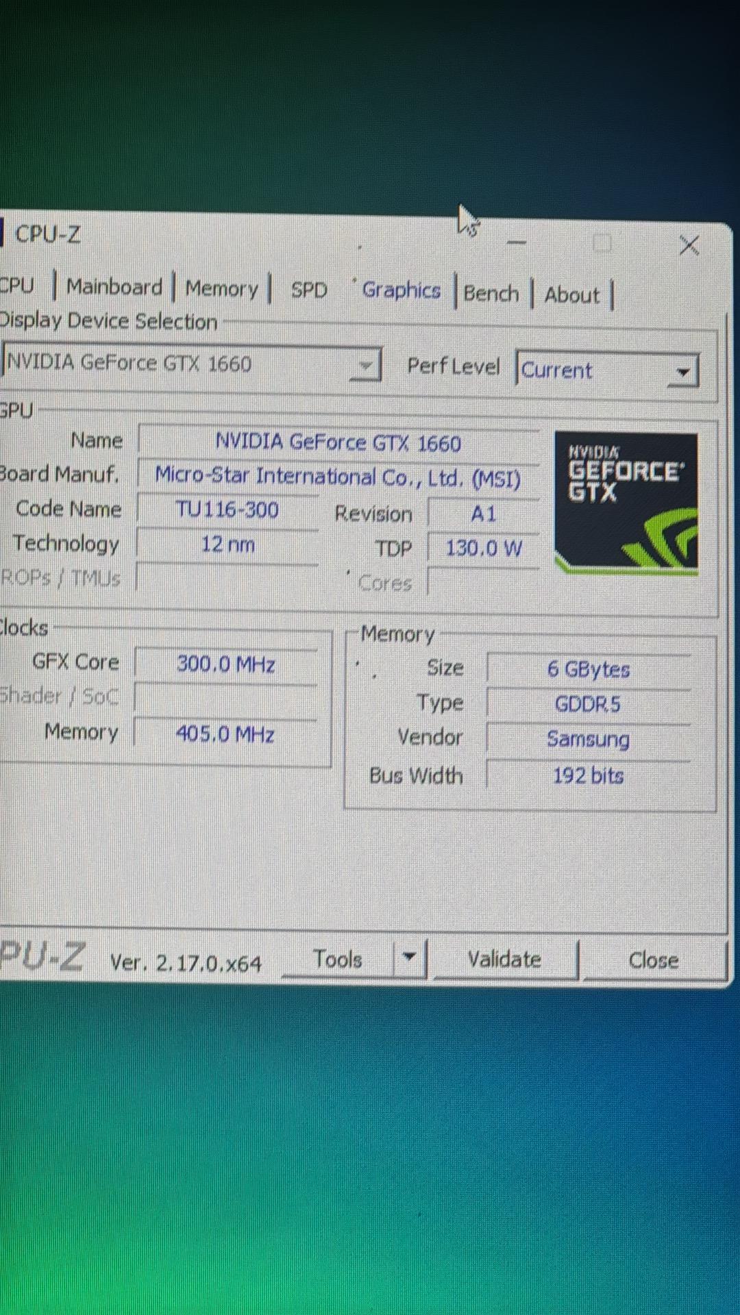 MSI GeForce GTX 1660 VENTUS XS OC
