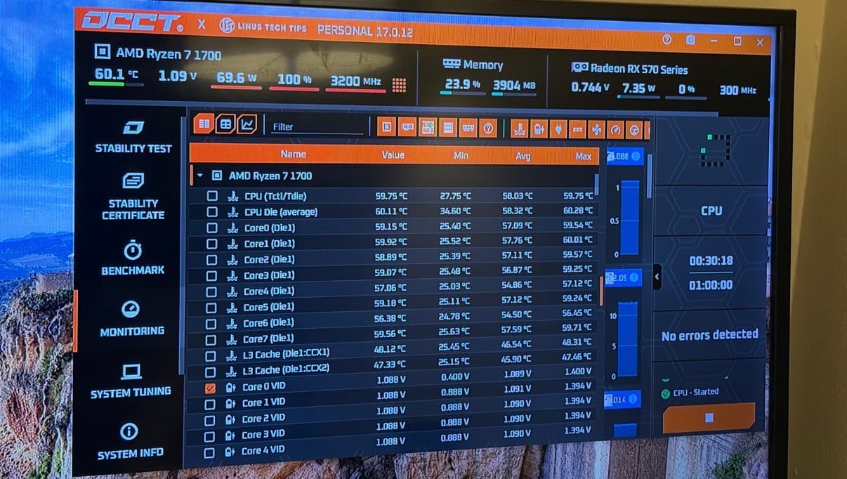Gaming PC-Ryzen 7 1700-rx570-16gb ram