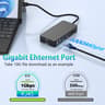Thunderbolt 4 Dock Dual HDMI+VGA with Power Adapter Compatible with Surface Pro USB C MacBook
