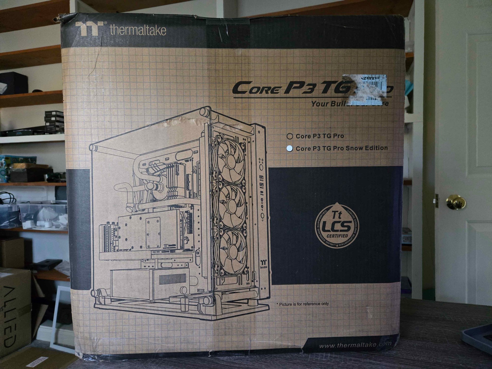 Thermaltake Core P3 Pro TG Snow | Used with all accessories