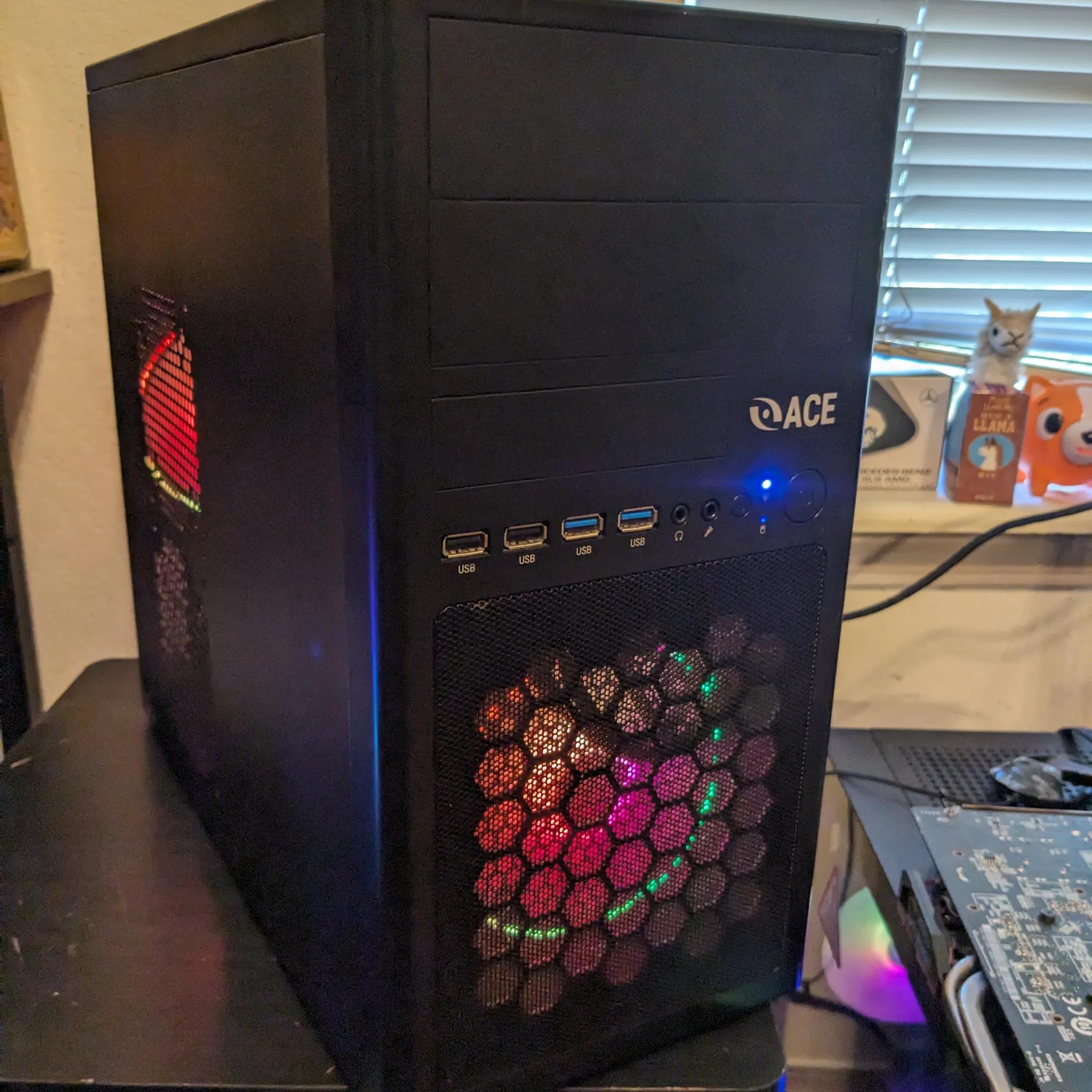 FREE SHIP|| "Collapsed Sun"|| Xeon 1220v2 (same as i5-3450), 16GB RAM, HD 6970 2GB, 480GB SSD, Win10