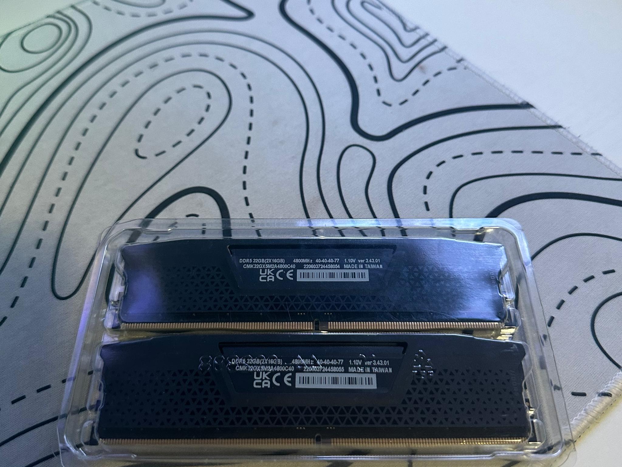 **NEED SOLD ASAP** 32GB Corsair Vengeance DDR5 Ram (4800MHZ)