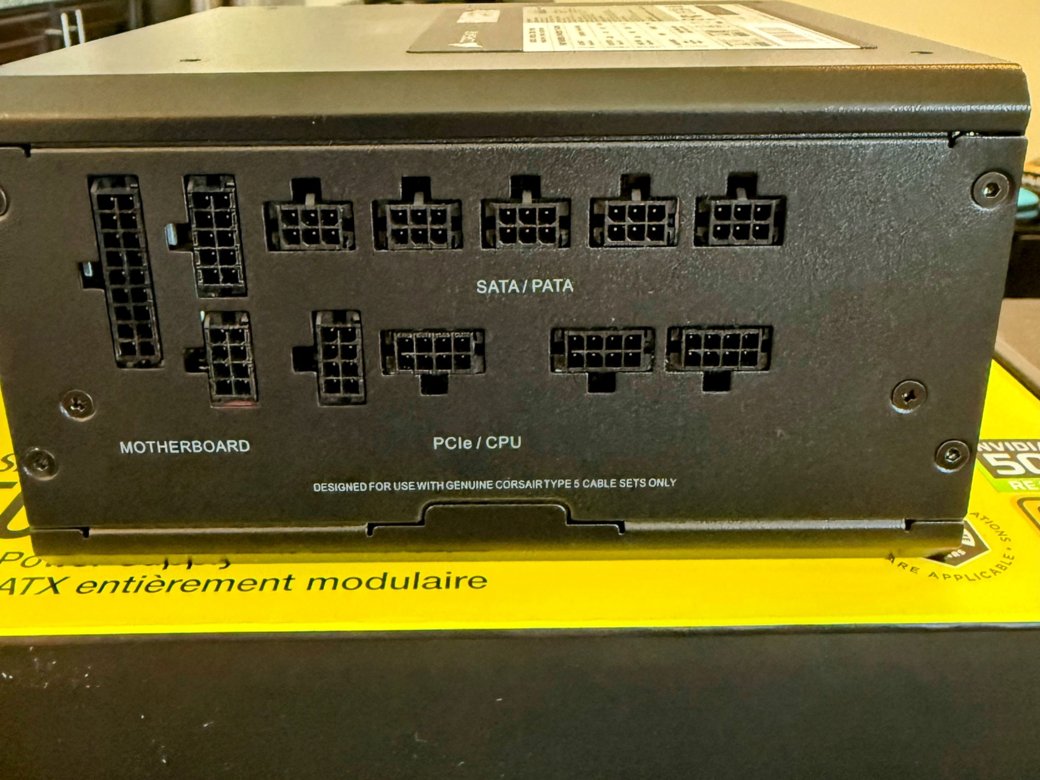 Corsair RM850x Shift 850W 80+ Gold Fully Modular PSU (2025, Lightly Used)