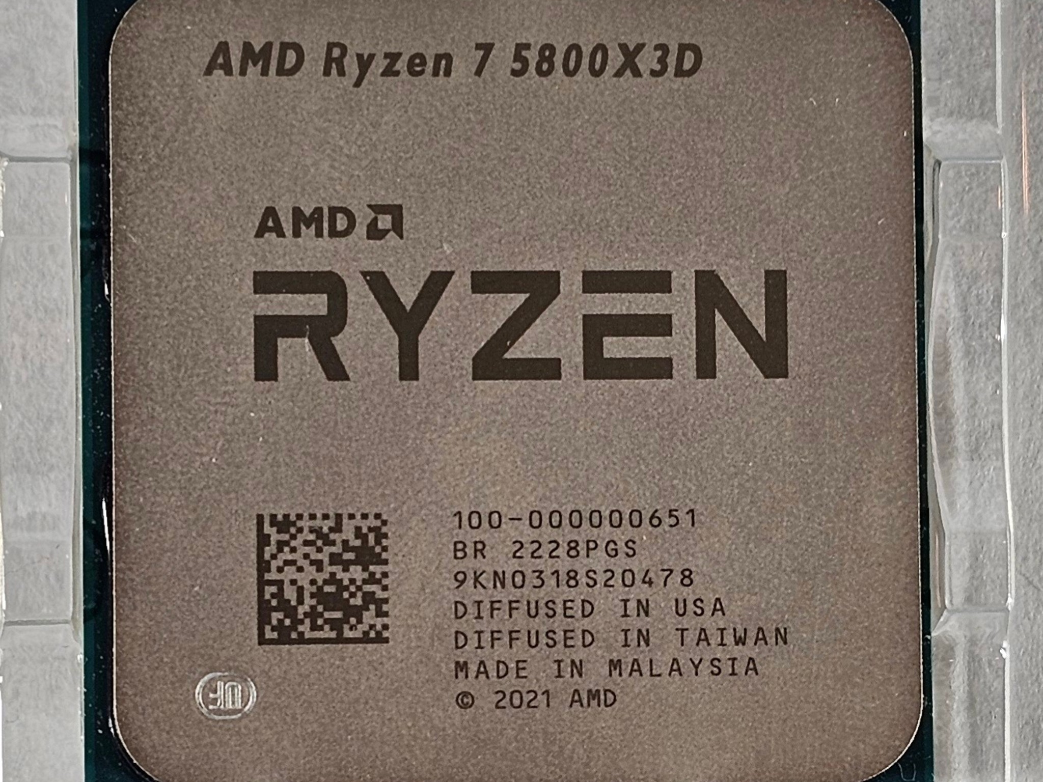 AMD Ryzen 7 5800X3D AM4 - Like New
