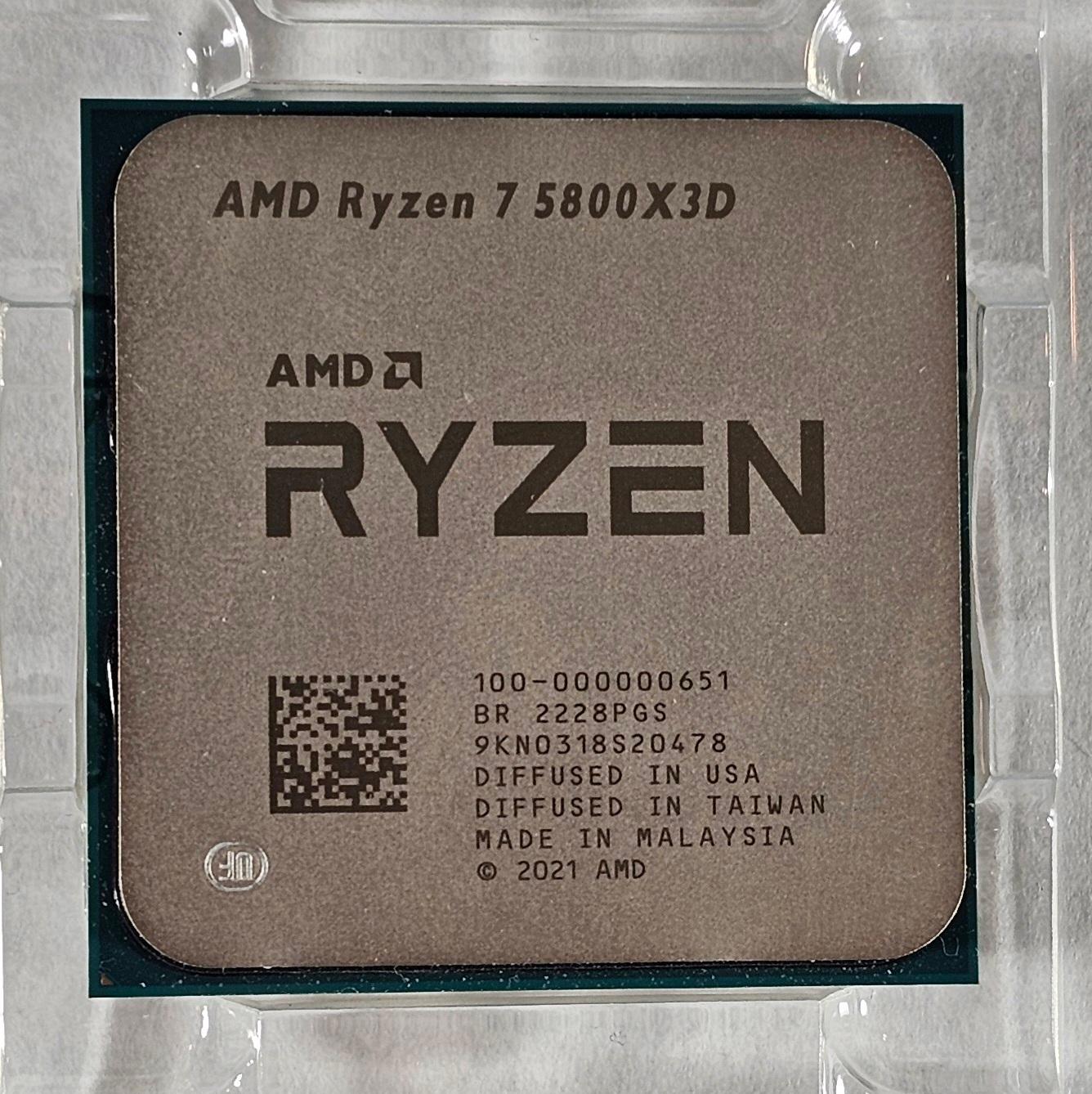 AMD Ryzen 7 5800X3D AM4 - Like New