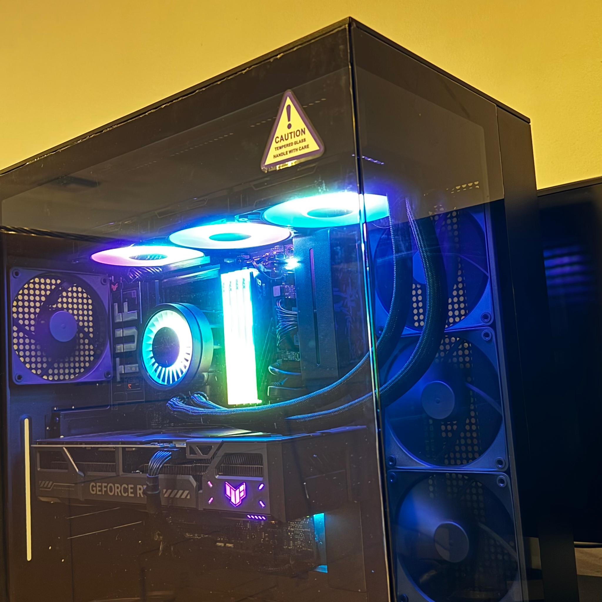 H9 FLOW/Ryzen 9800x3D/ASUS TUF GAMING 5070 OC/64GB DDR5/4tb NVME/(Free gaming monitor with purchase)