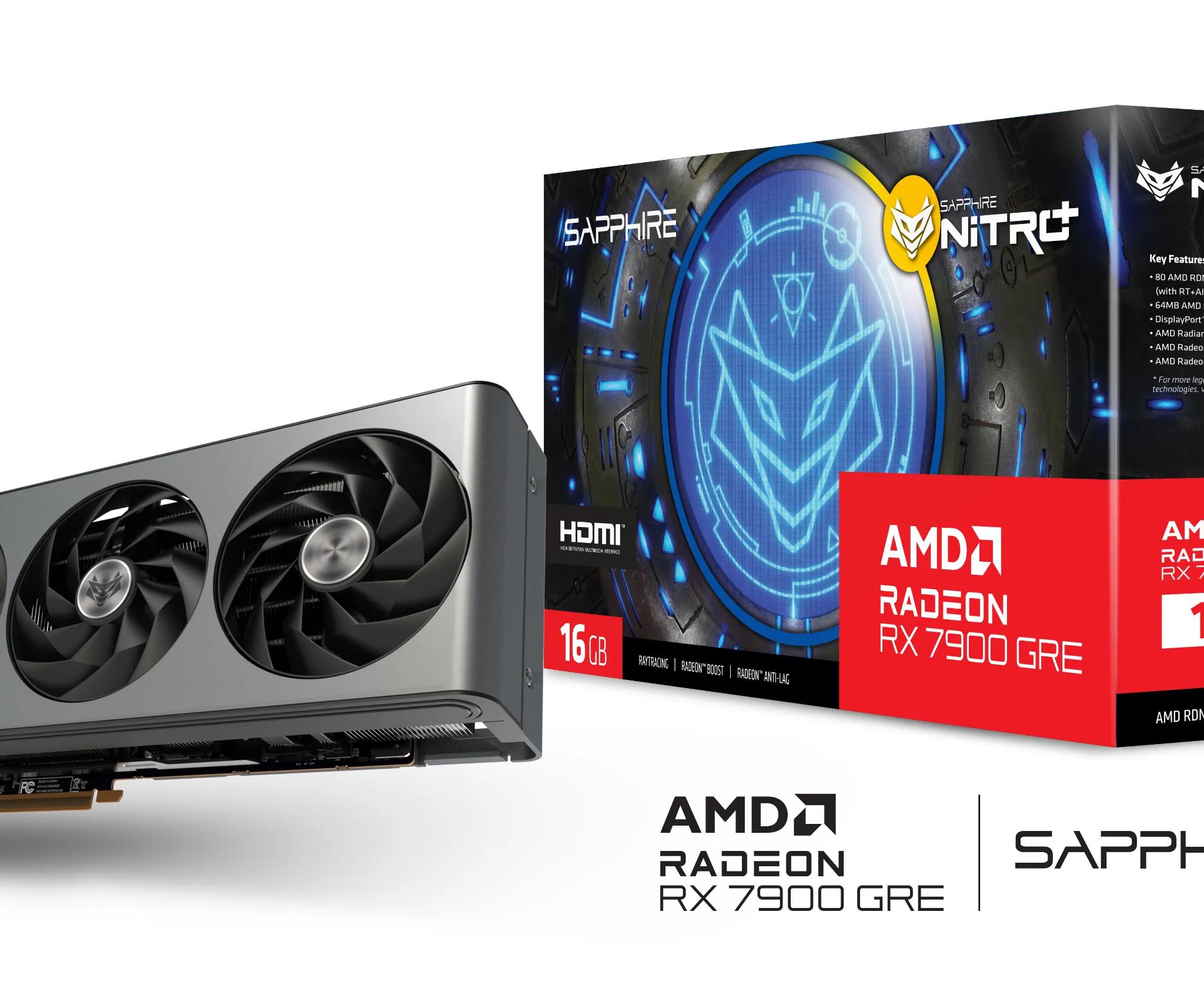 Sapphire Nitro+ AMD Radeon RX 7900 GRE 16GB GDDR6 Gaming GPU - New, Sealed, High Demand