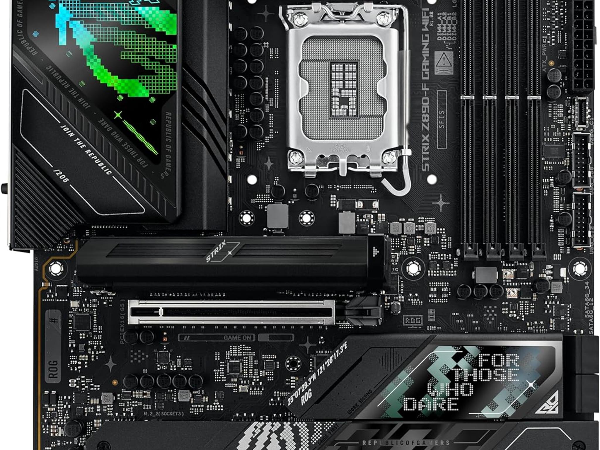 ASUS ROG Strix Z890-F Gaming WiFi7 LGA 1851 ATX DDR5 Desktop Motherboard