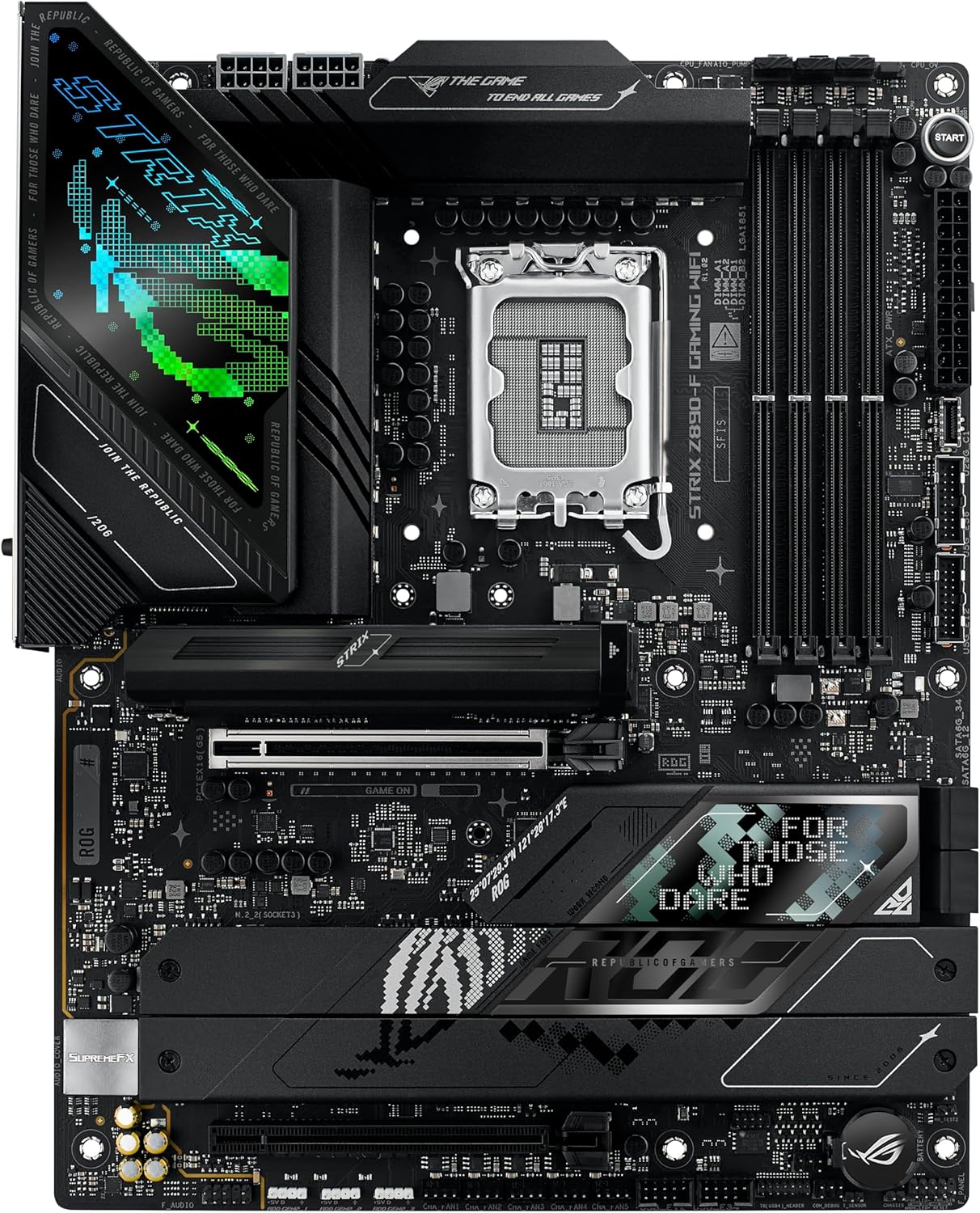 ASUS ROG Strix Z890-F Gaming WiFi7 LGA 1851 ATX DDR5 Desktop Motherboard