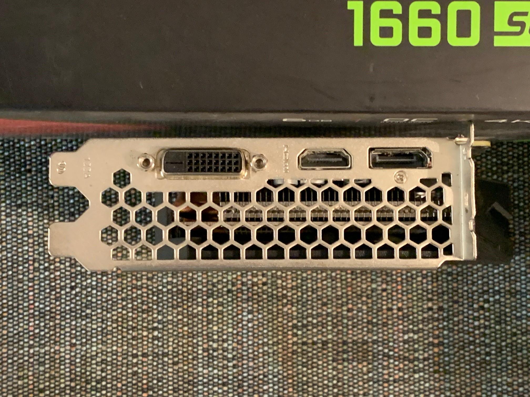 PNY GeForce GTX 1660 SUPER 6GB XLR8 Gaming Overclocked Edition, Used.