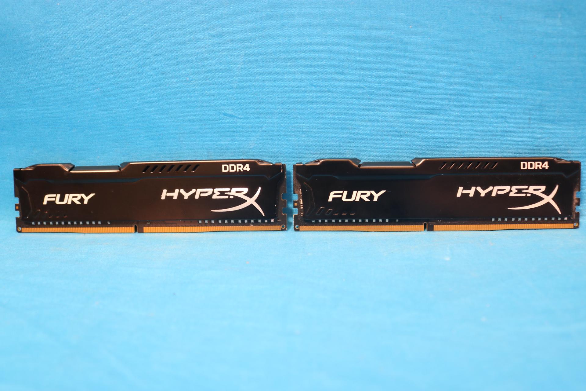 Kingston HyperX Fury 8GB (2x4GB) DDR4 2666MHz CL15 1.2V Desktop RAM HX426C15FBK2/8