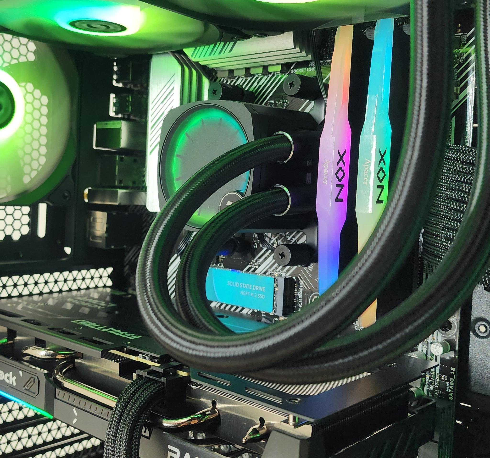 Gaming PC Ryzen 7 5700X 16GB RAM 1TB SSD RX 9060 XT 16GB Windows 11 Computer