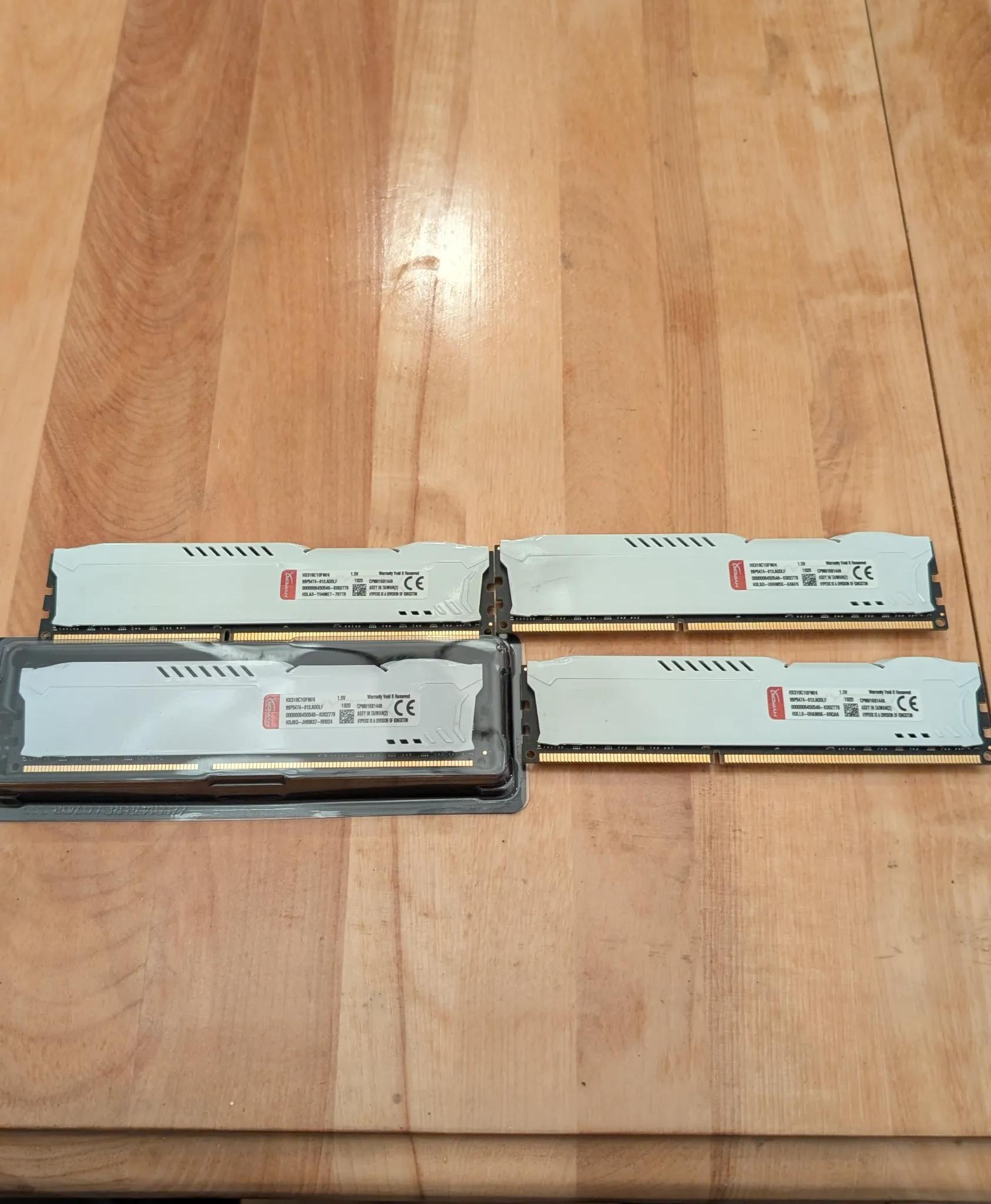 Kingston HyperX Fury 16GB DDR3-1600 CL10 240-pin DRAM/DIMM (4x4GB)