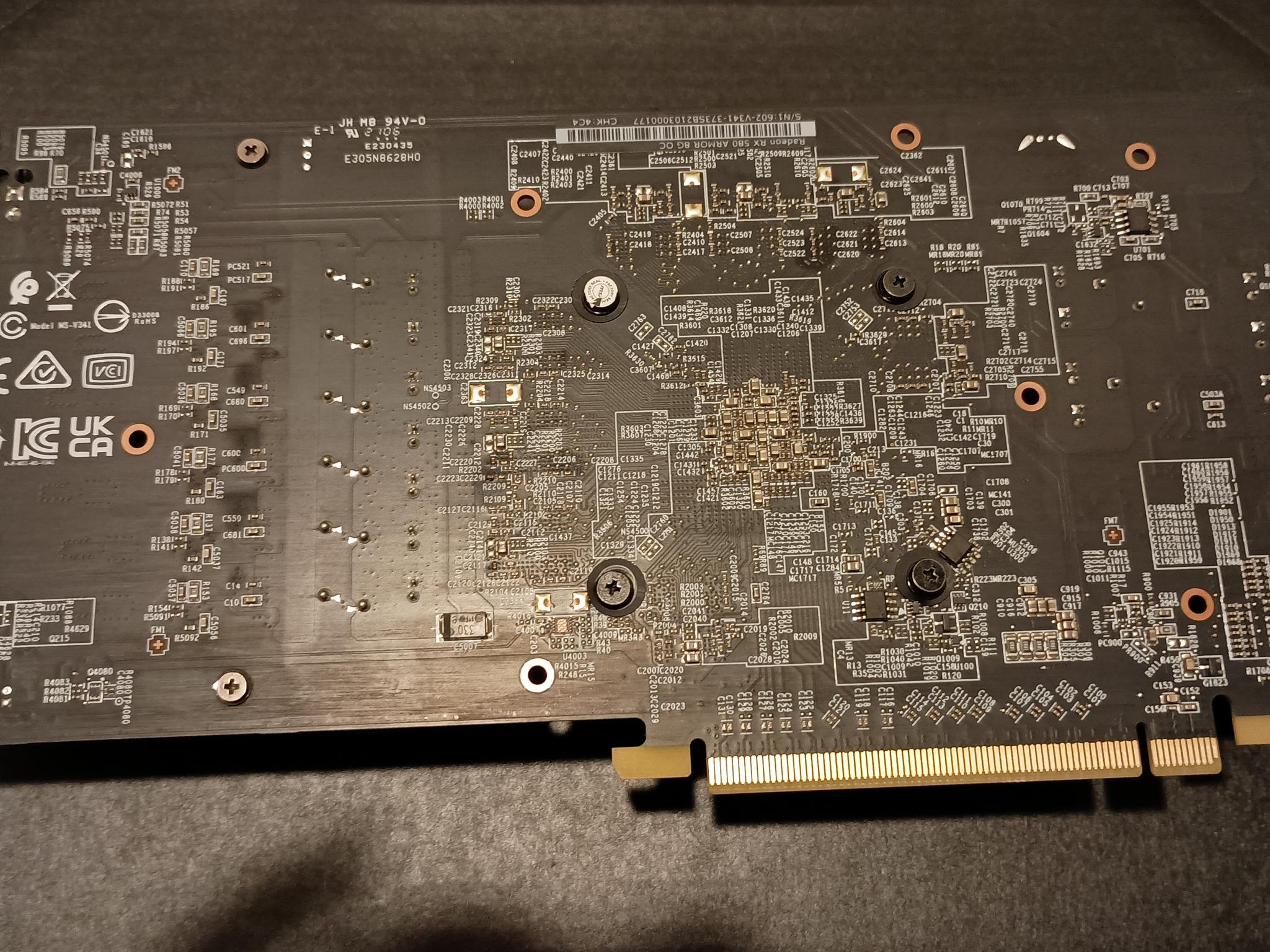 MSI ARMOR OC Radeon RX 580 8G