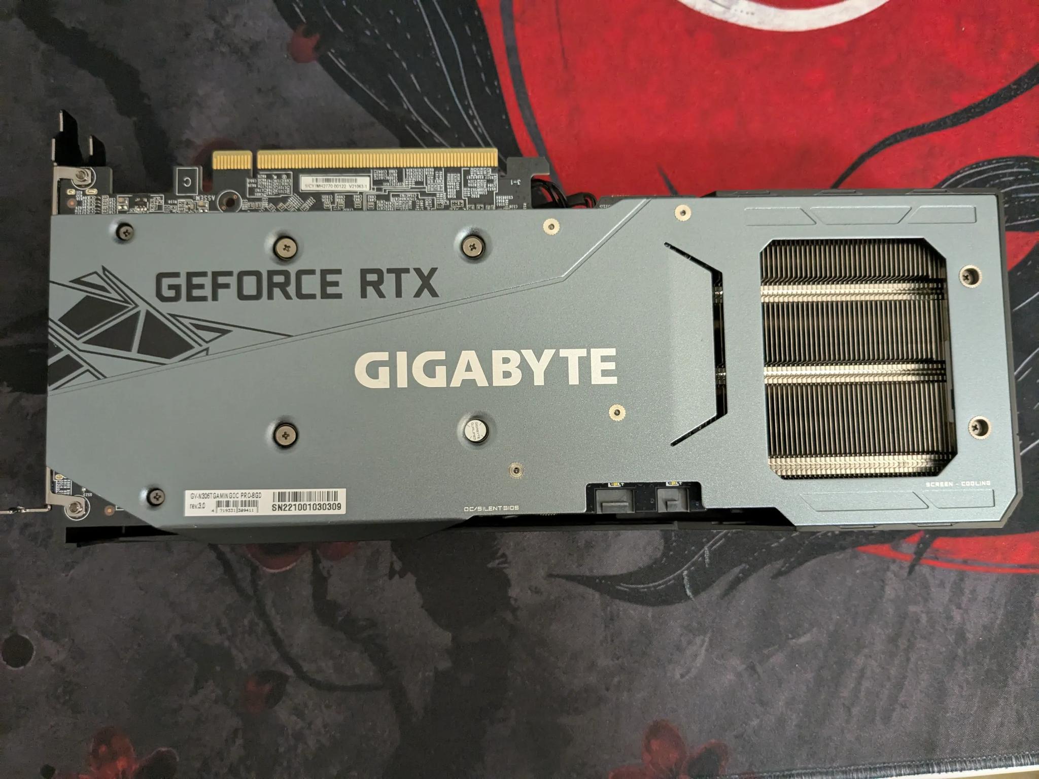 Gigabyte RTX 3060 TI 8GB OC edition with box