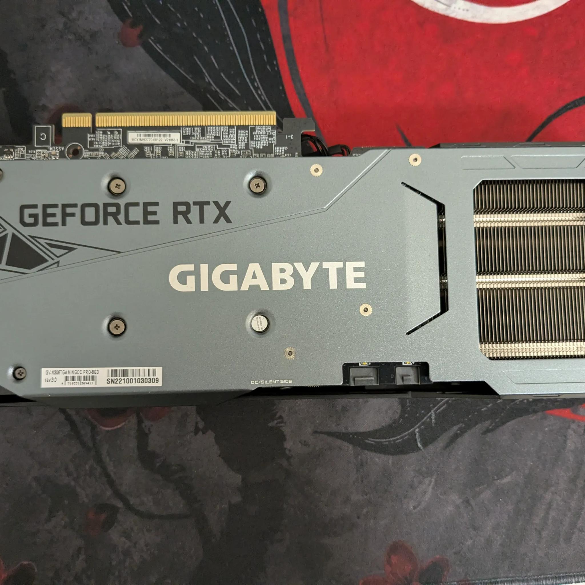 Gigabyte RTX 3060 TI 8GB OC edition with box