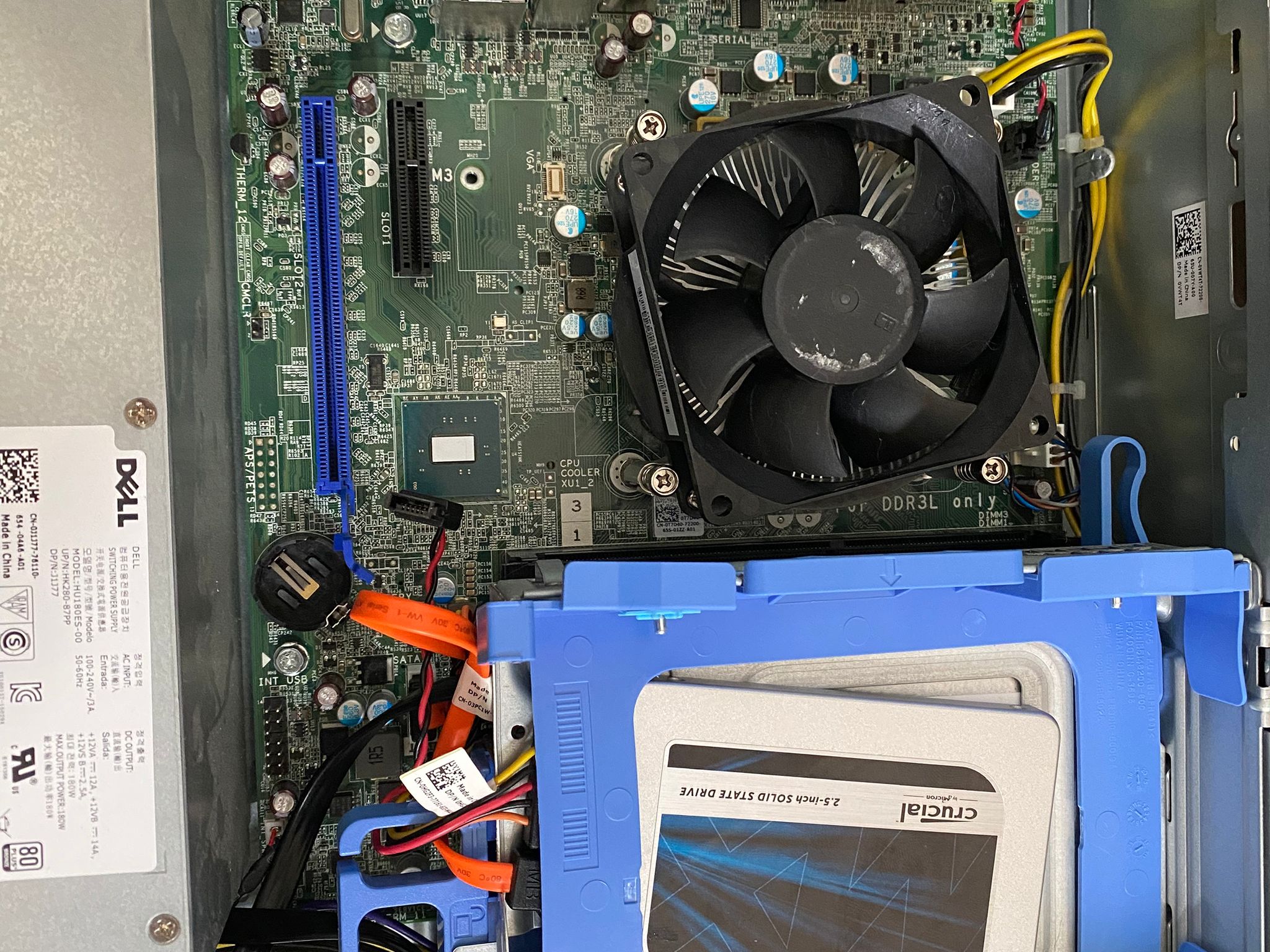 Dell Optiplex 5040 with i3 6100 and 8gb of 1600 DDR3L and a 250gb crucial drive 