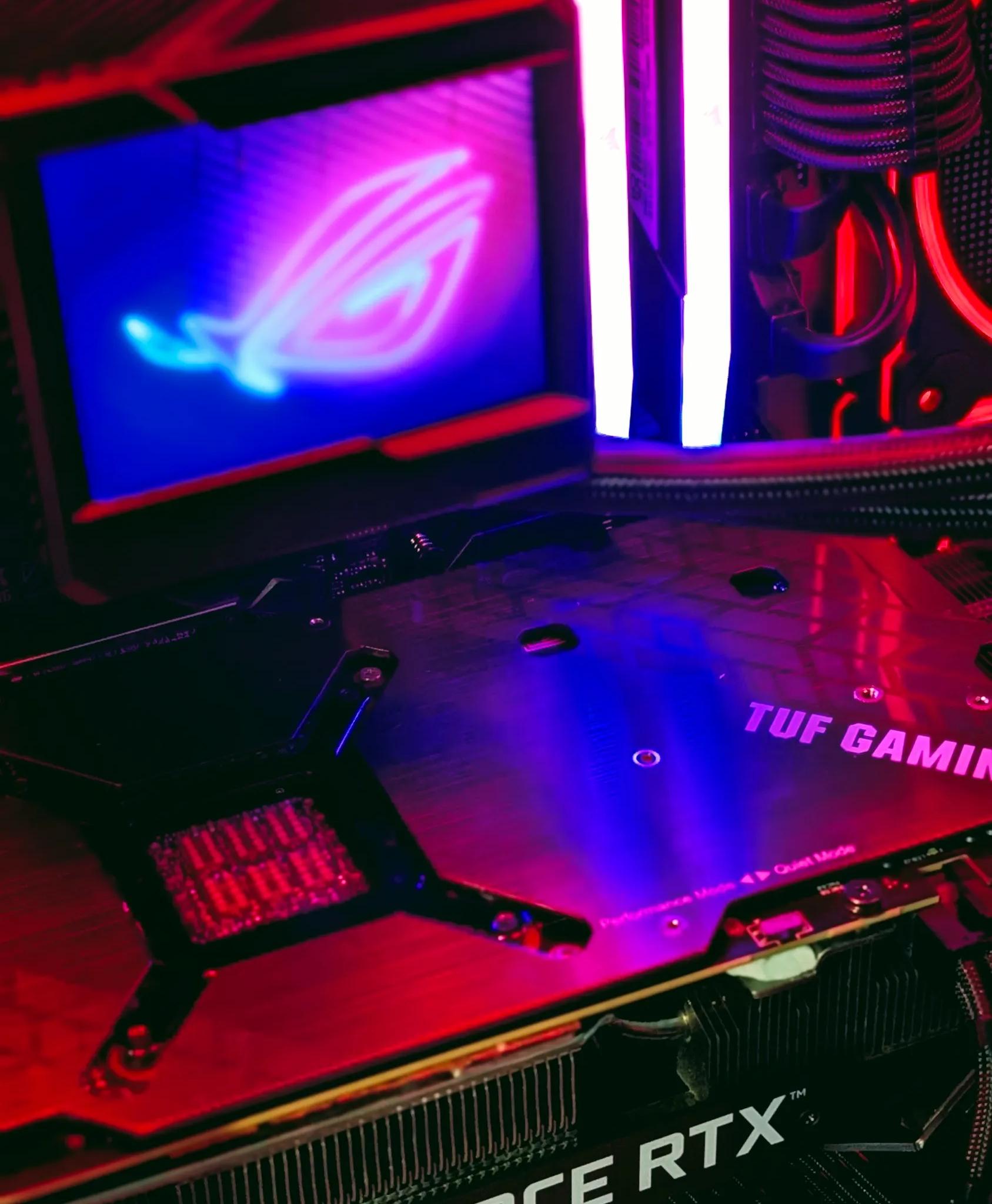 ASUS BEAST GAMING PC | RYZEN 7600X3D | RTX 3080 | RYUJIN II LCD SCREEN AIO | 32GB RAM | 1440P/4K