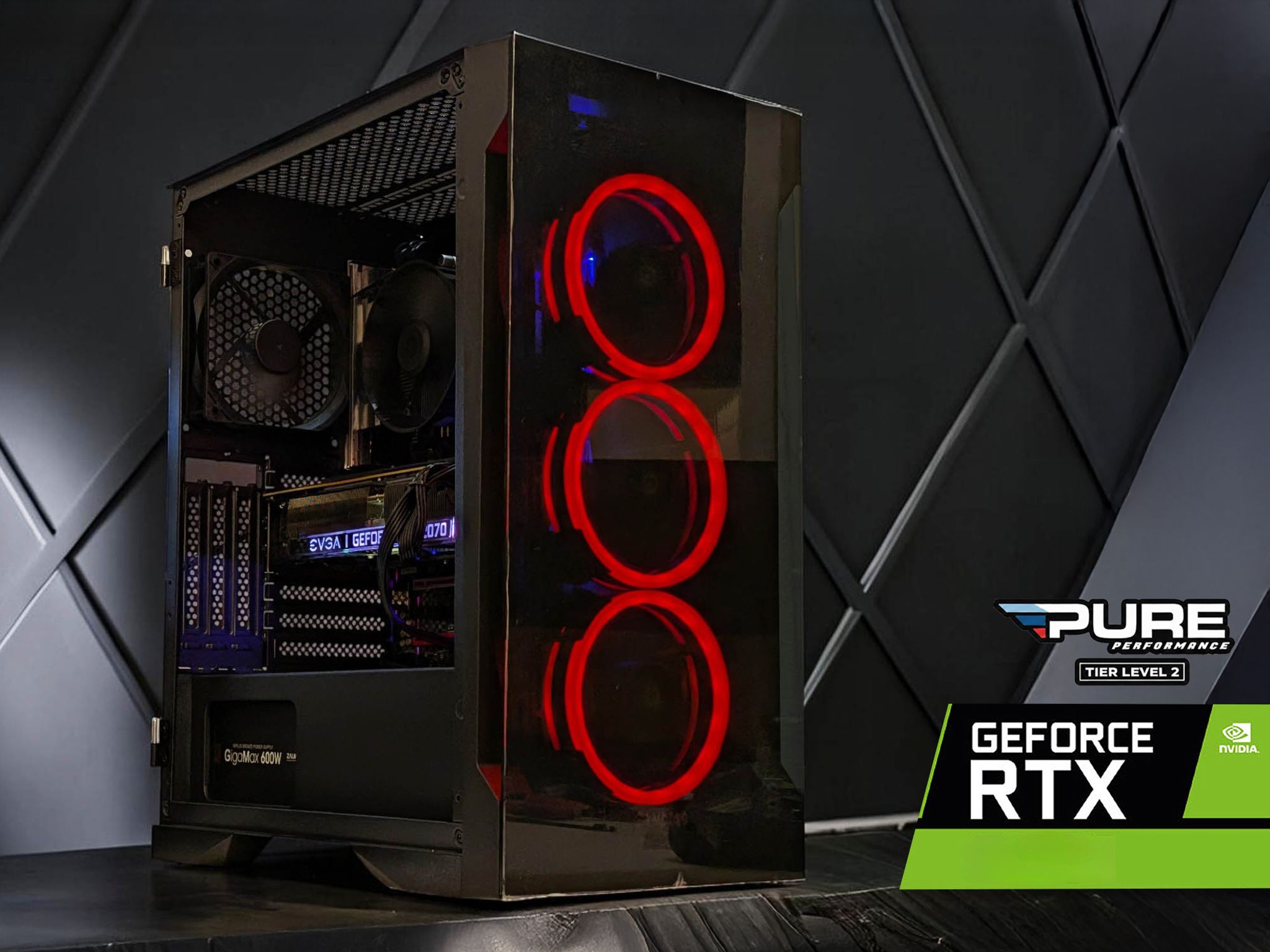 ⚡ RTX Gaming PC! GeForce RTX 2070, Ryzen 3600, 16GB DDR4 RAM, 1TB SSD, WIFI, Win 11 Pro