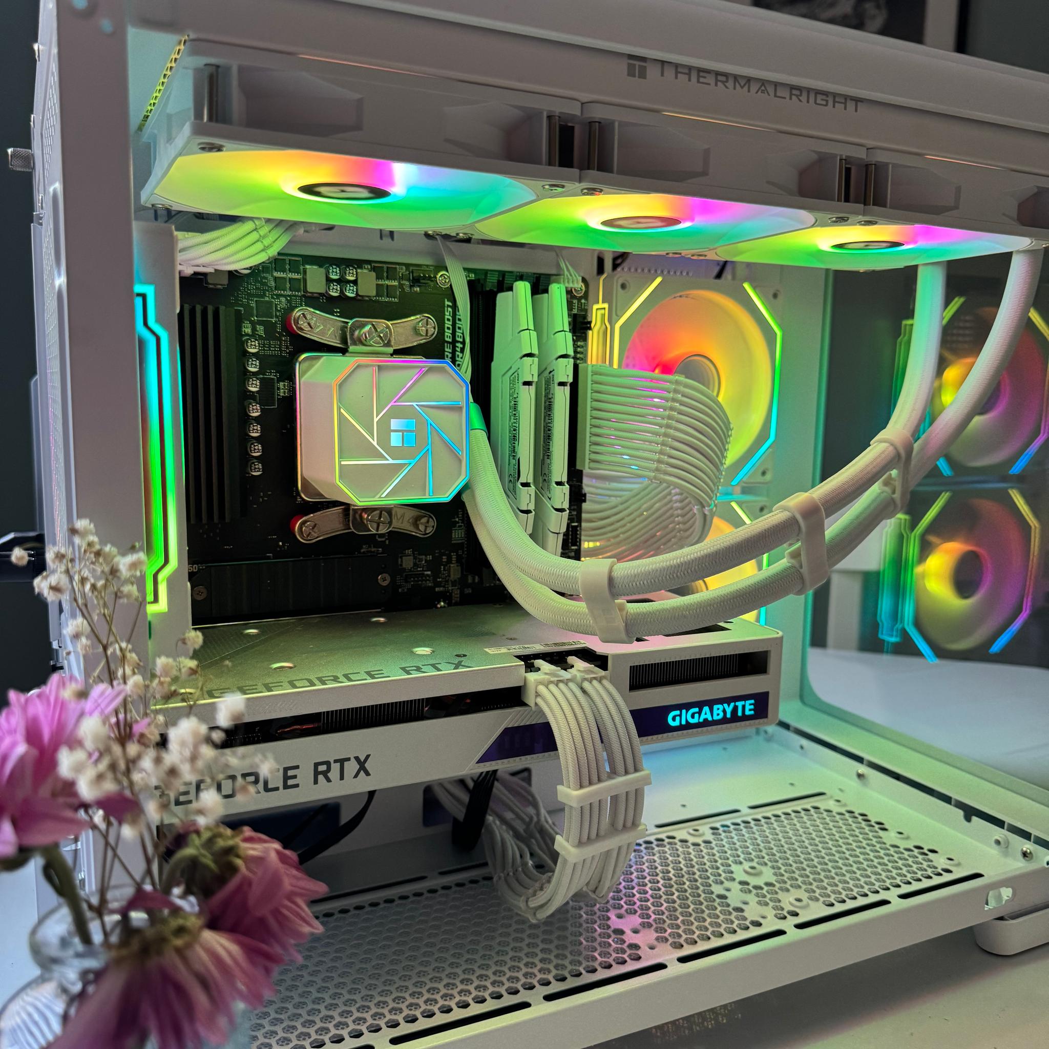 White Nova | Custom Gaming PC | 3060 TI - R5  5600G - 32GB Ram - 1 TB Nvme