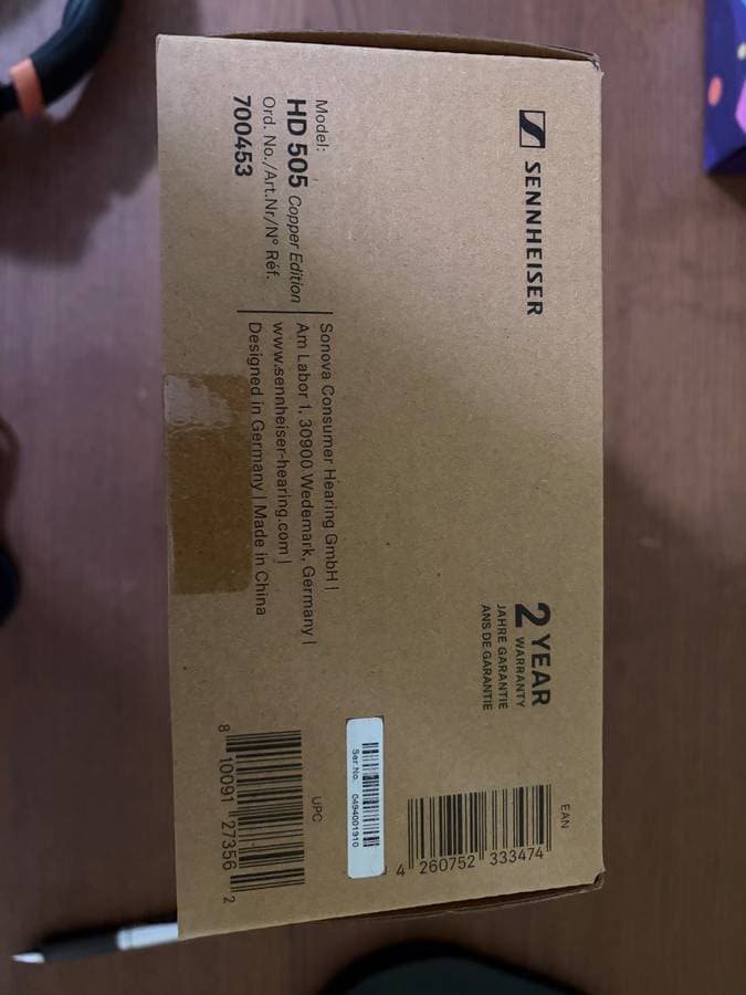 Sennheiser HD 505 - Wired Headphones Copper Edition