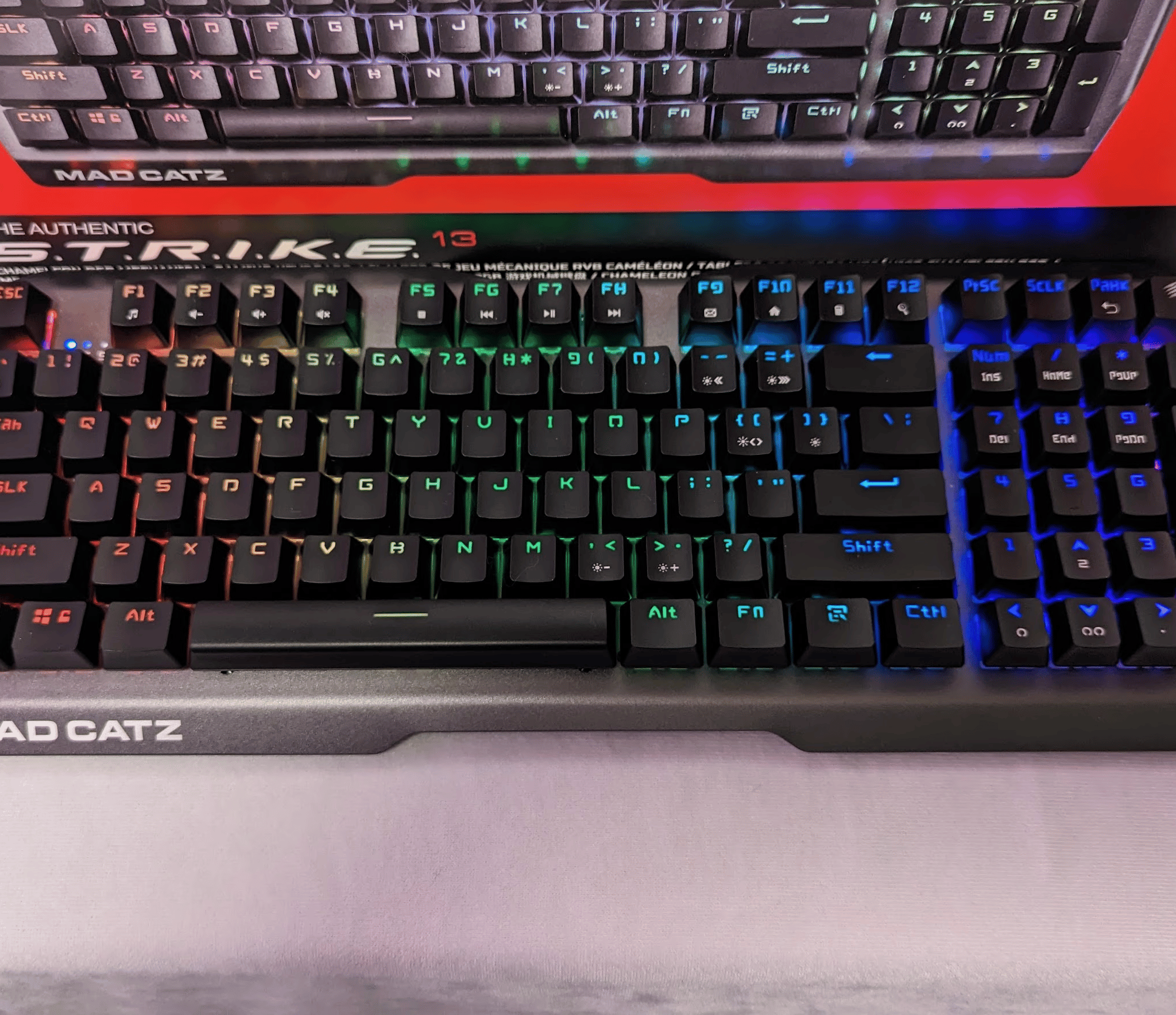 Mad Catz S.T.R.I.K.E. 13 Compact Mechanical Wired RGB Gaming Keyboard