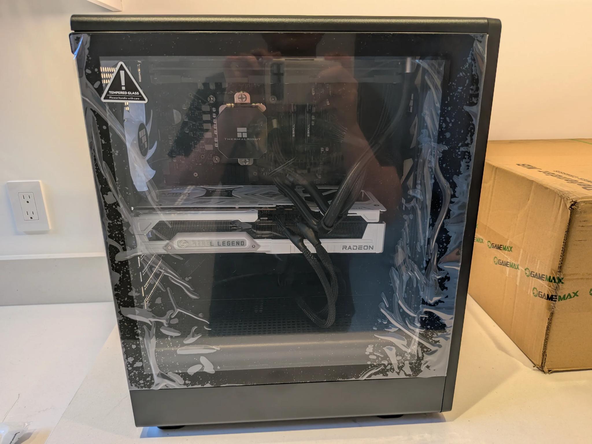 🌊 Cooled 🪵 Gaming PC - AMD Radeon RX 9070, Intel Core i7 12700KF, 32 GB RAM, 2 TB