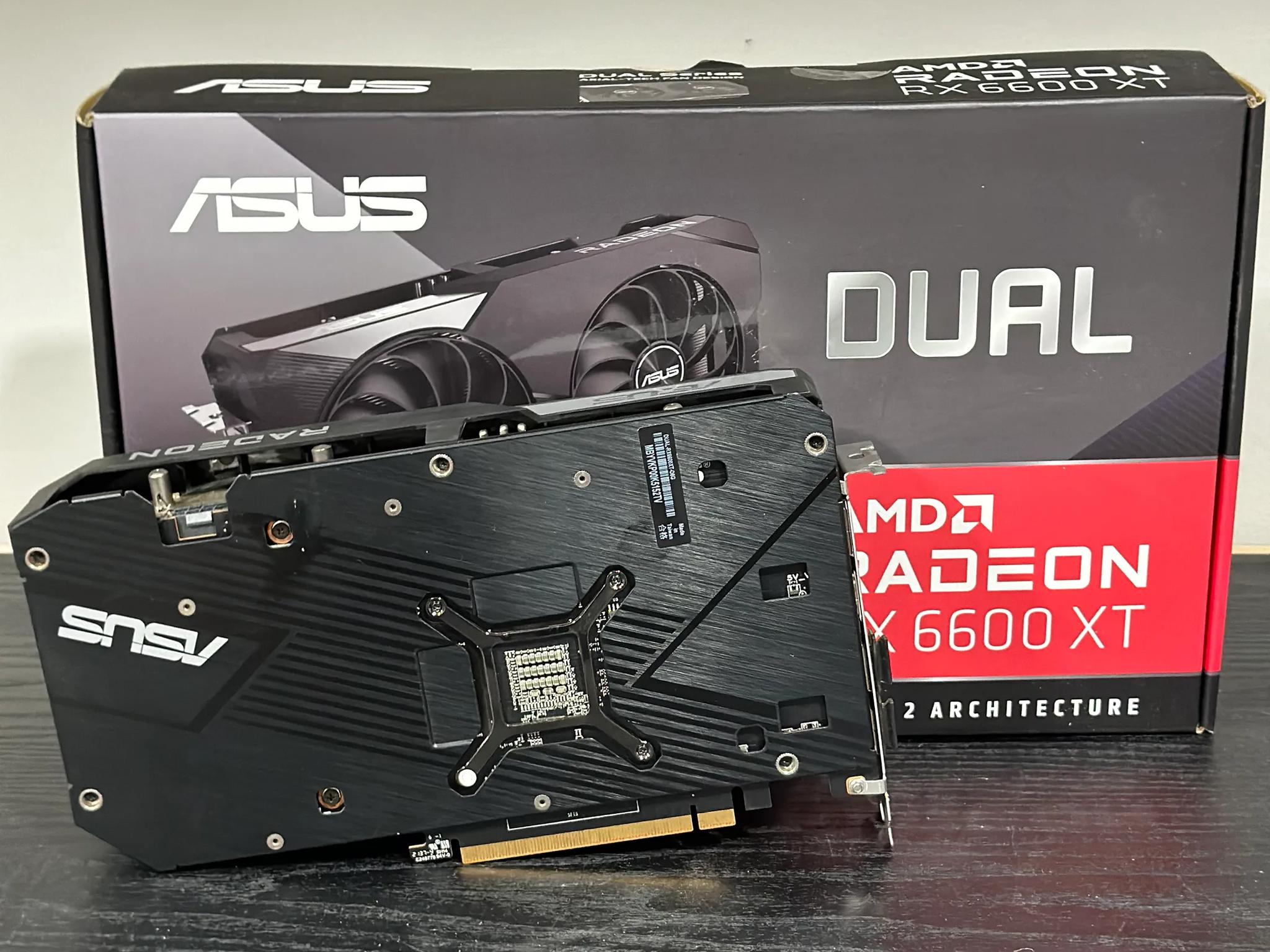 ASUS Dual Radeon RX 6600 XT 8GB GDDR6 PCI Express 4.0 CrossFireX Support ATX Video Card