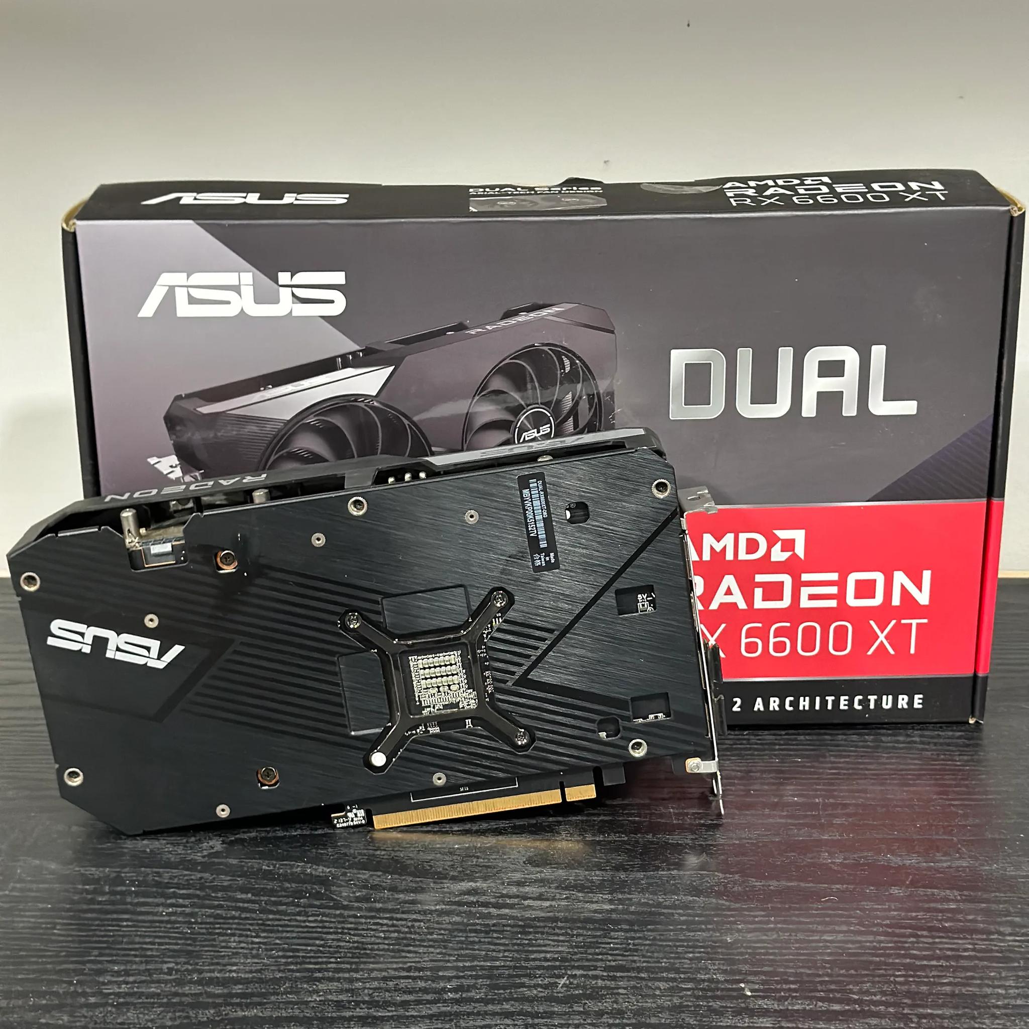 ASUS Dual Radeon RX 6600 XT 8GB GDDR6 PCI Express 4.0 CrossFireX Support ATX Video Card