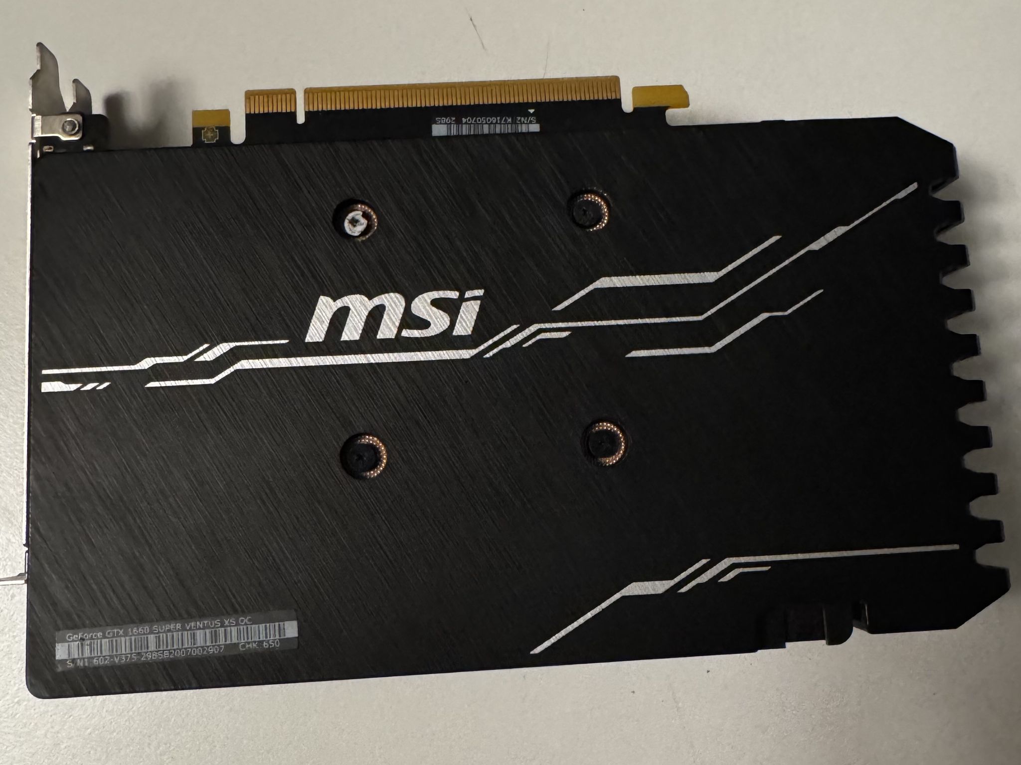 GeForce GTX 1660 SUPER™ VENTUS XS OC 6GB | FOR PARTS