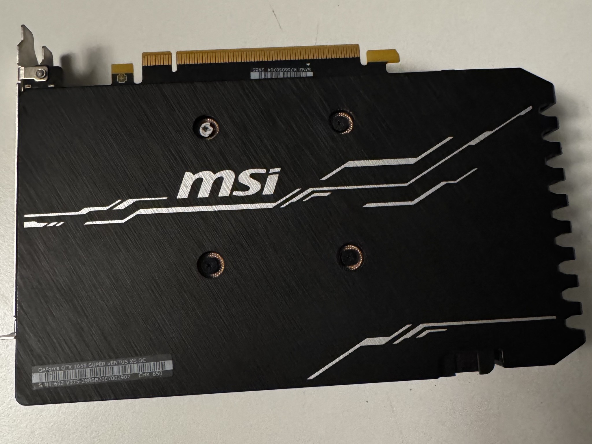 GeForce GTX 1660 SUPER™ VENTUS XS OC 6GB | FOR PARTS