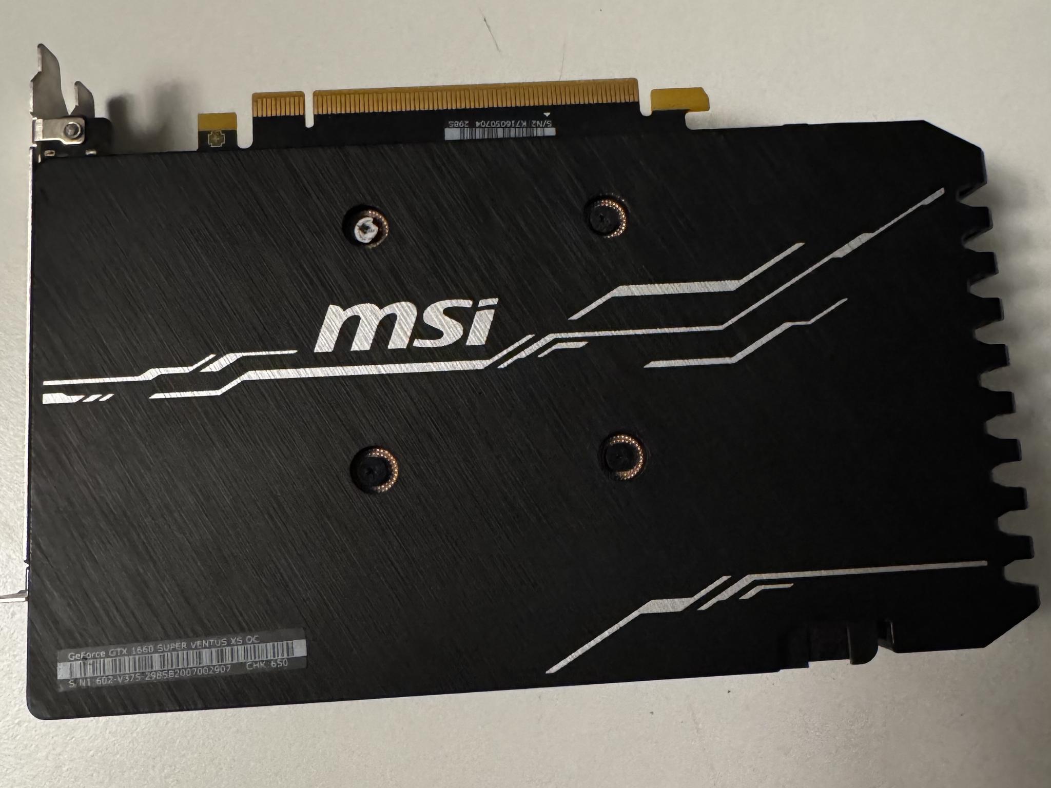 GeForce GTX 1660 SUPER™ VENTUS XS OC 6GB | FOR PARTS