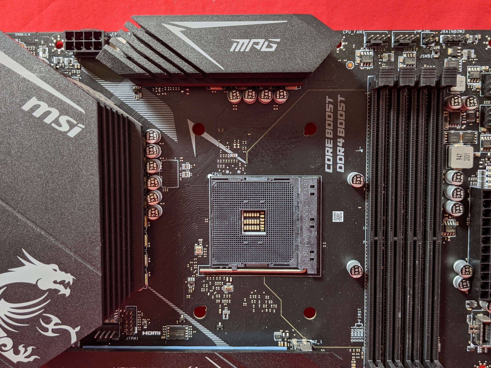 *AS IS/FOR REPAIR* MSI MPG B550 Gaming Edge WIFI AMD Socket AM4 DDR4 ATX Desktop Motherboard