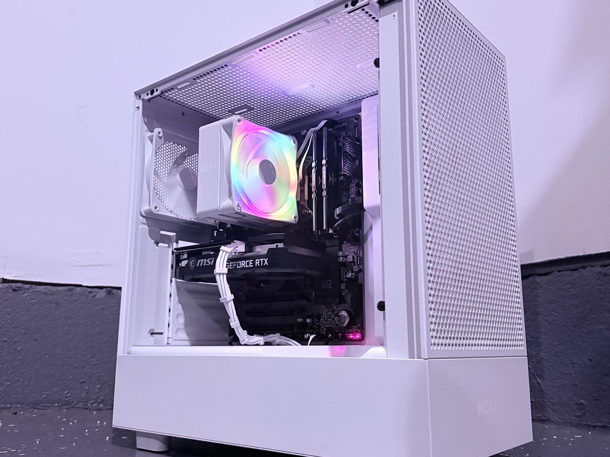⚪️"Prism Bloom"🌈| 1080p Gaming | RTX 3050 | i5 12400F | 16GB Ram | 1TB Storage | Free Shipping