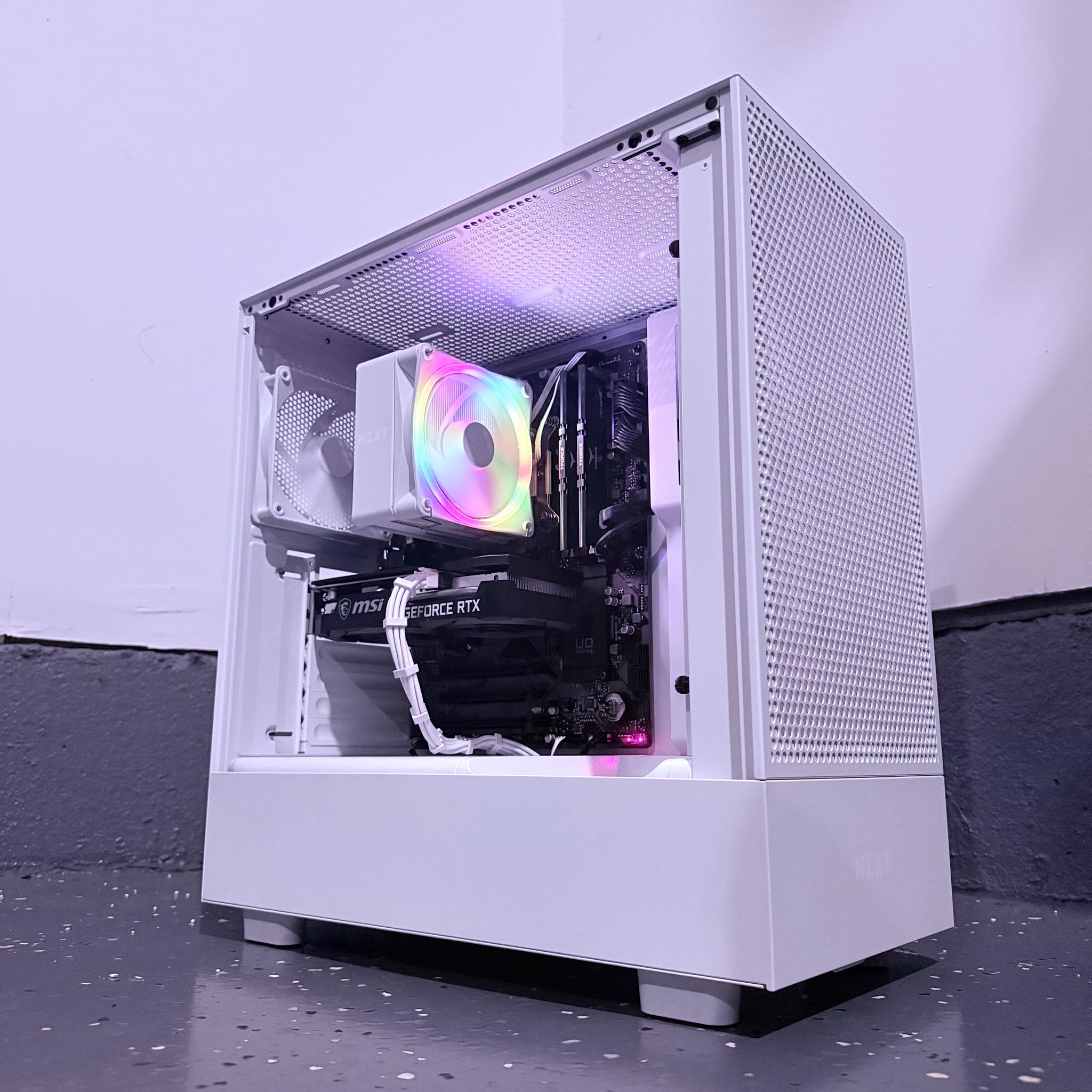 ⚪️"Prism Bloom"🌈| 1080p Gaming | RTX 3050 | i5 12400F | 16GB Ram | 1TB Storage | Free Shipping