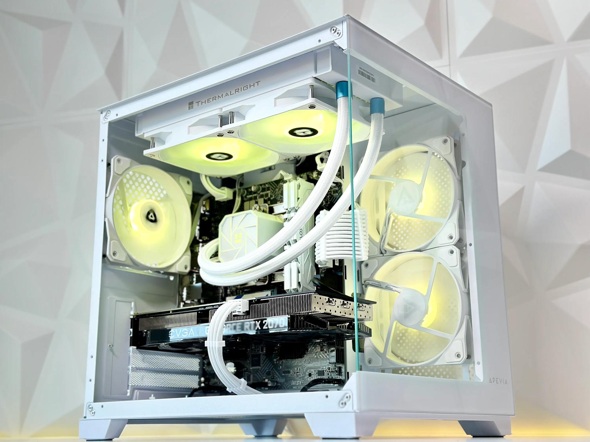 🐻‍❄️⛰️||Liquid Cooled Gaming PC❄️Nvidia RTX 2070 8GB❄️AMD Ryzen 5 3500X❄️16GB DDR4❄️512GB NVME