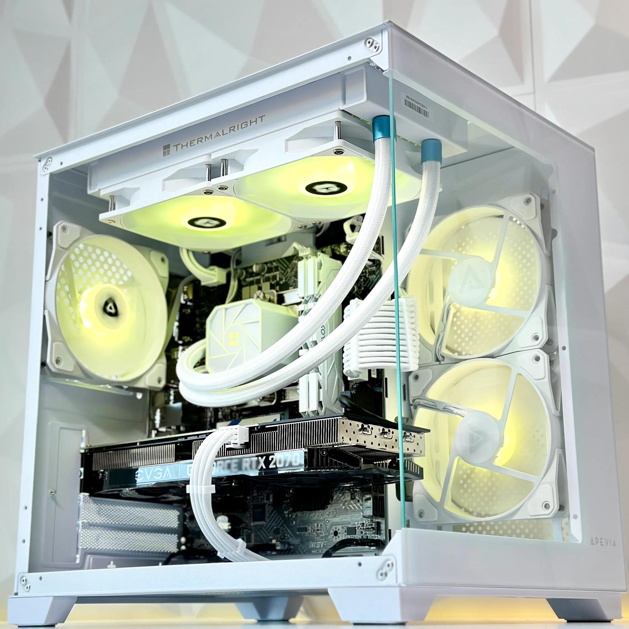🐻‍❄️⛰️||Liquid Cooled Gaming PC❄️Nvidia RTX 2070 8GB❄️AMD Ryzen 5 3500X❄️16GB DDR4❄️512GB NVME