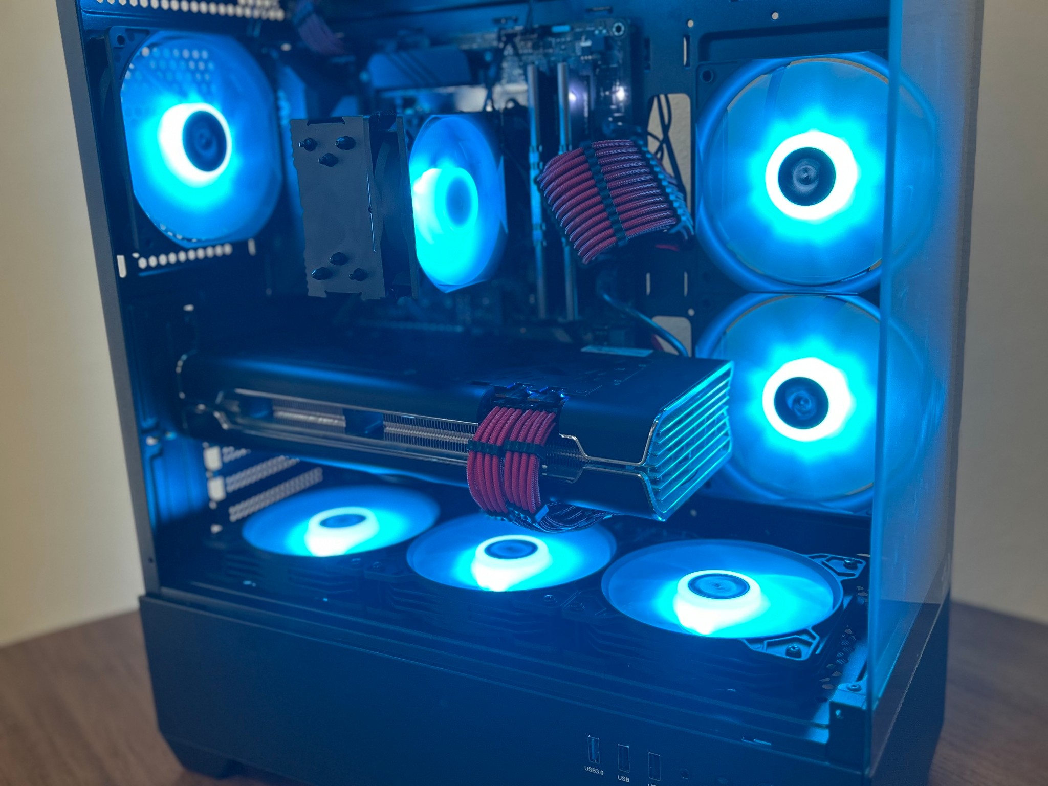 AMD Radeon 5700XT Thicc 8GB Ryzen 5 5500 16GB RAM 1 TB m.2 SSD WiFi ready Windows 11 Gaming Beast!