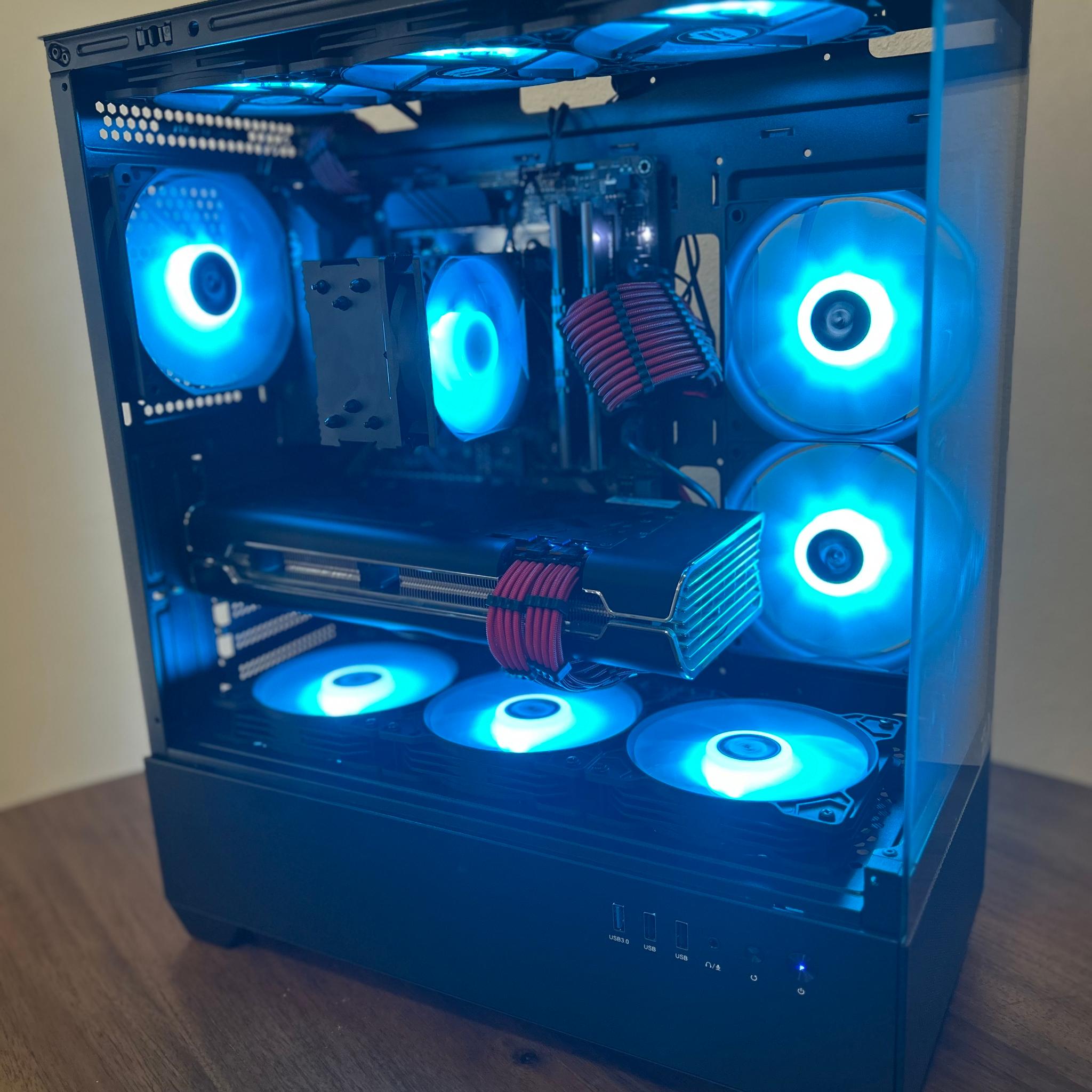 AMD Radeon 5700XT Thicc 8GB Ryzen 5 5500 16GB RAM 1 TB m.2 SSD WiFi ready Windows 11 Gaming Beast!